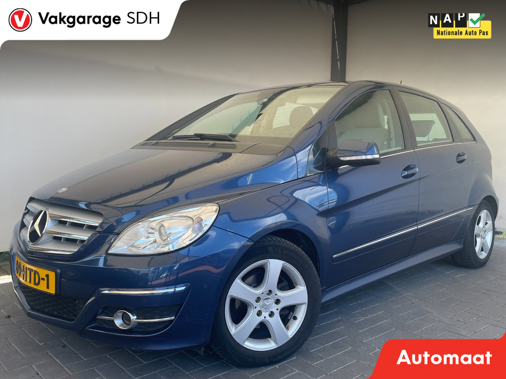 Mercedes-Benz B 170 170|Automaat|Trekhaak|Hoge instap|4-Seizoenen banden 2009 - voorkant
