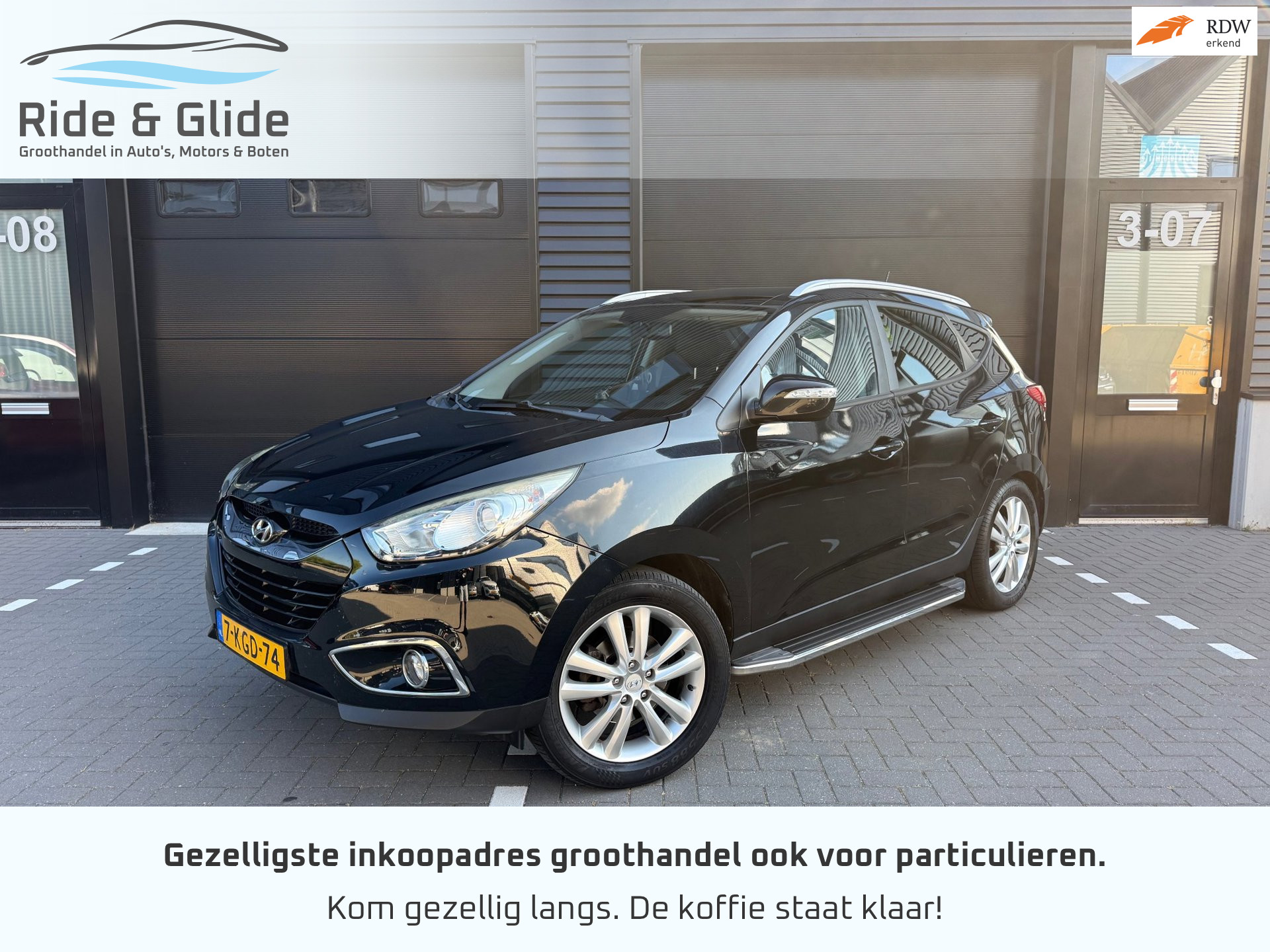 Hyundai Ix35 2.0i i-Catcher leer panoramadak airco navi full optie 2013 - voorkant