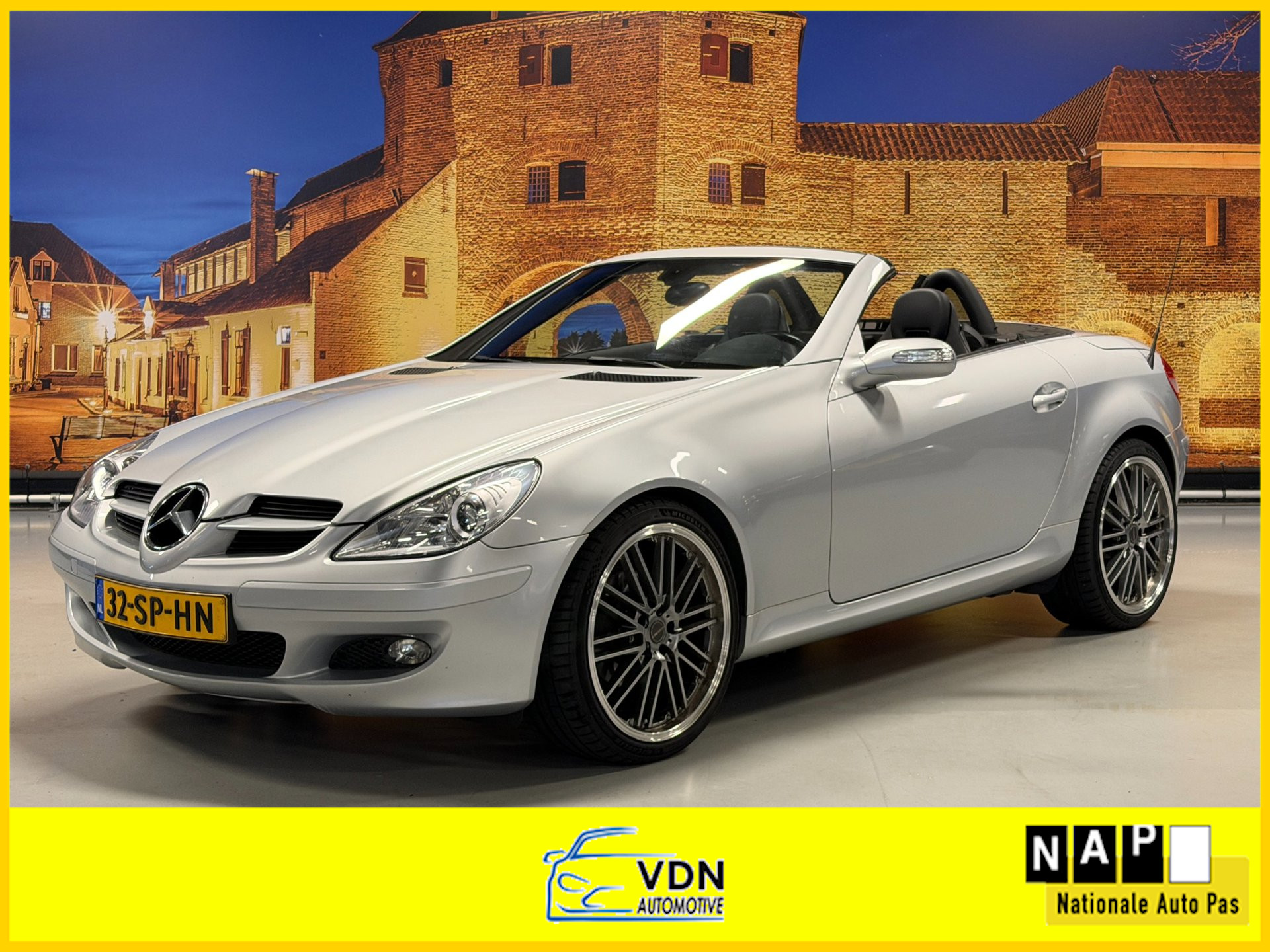 Mercedes-Benz SLK 200 Kompressor 200 Kompressor Automaat Leer Airscarf 2006 - voorkant
