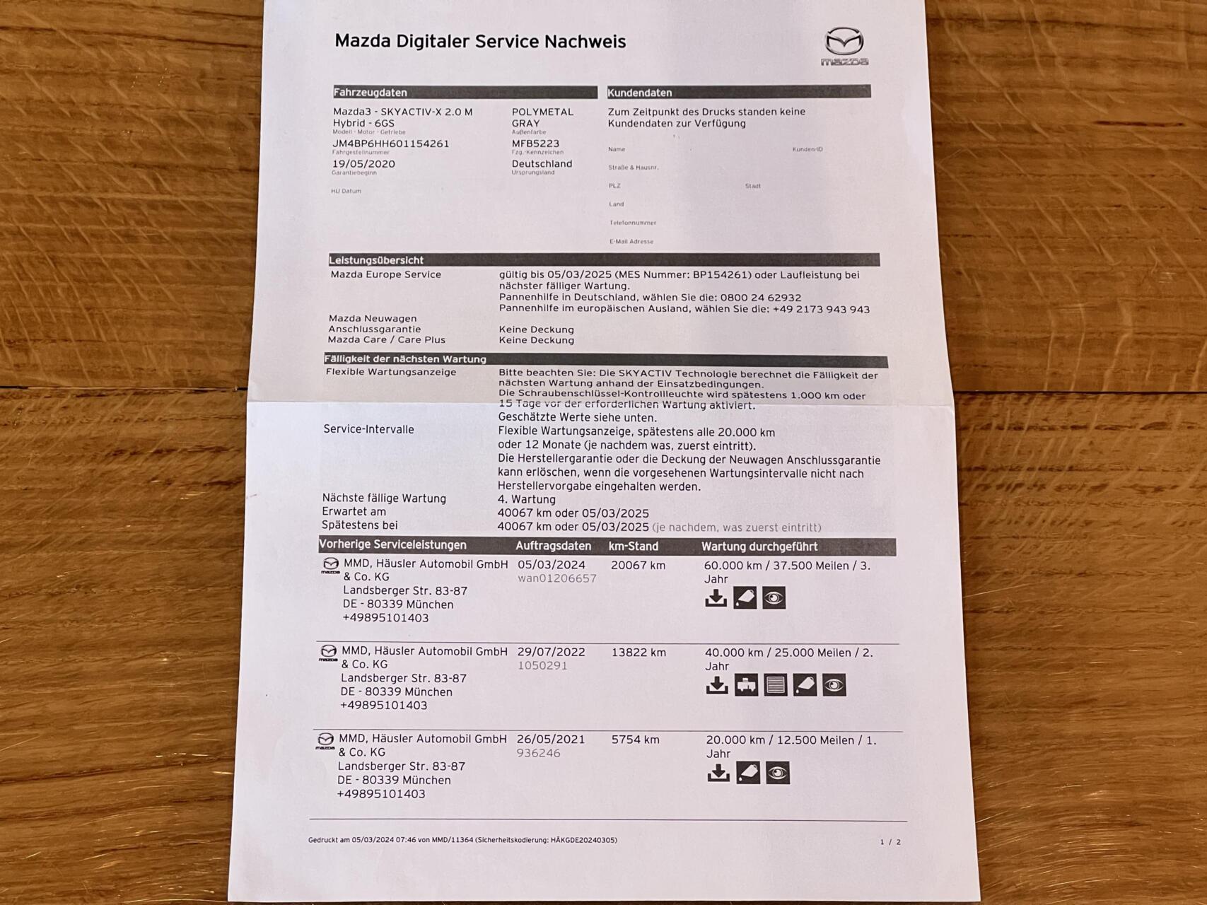 Foto van Mazda Mazda3