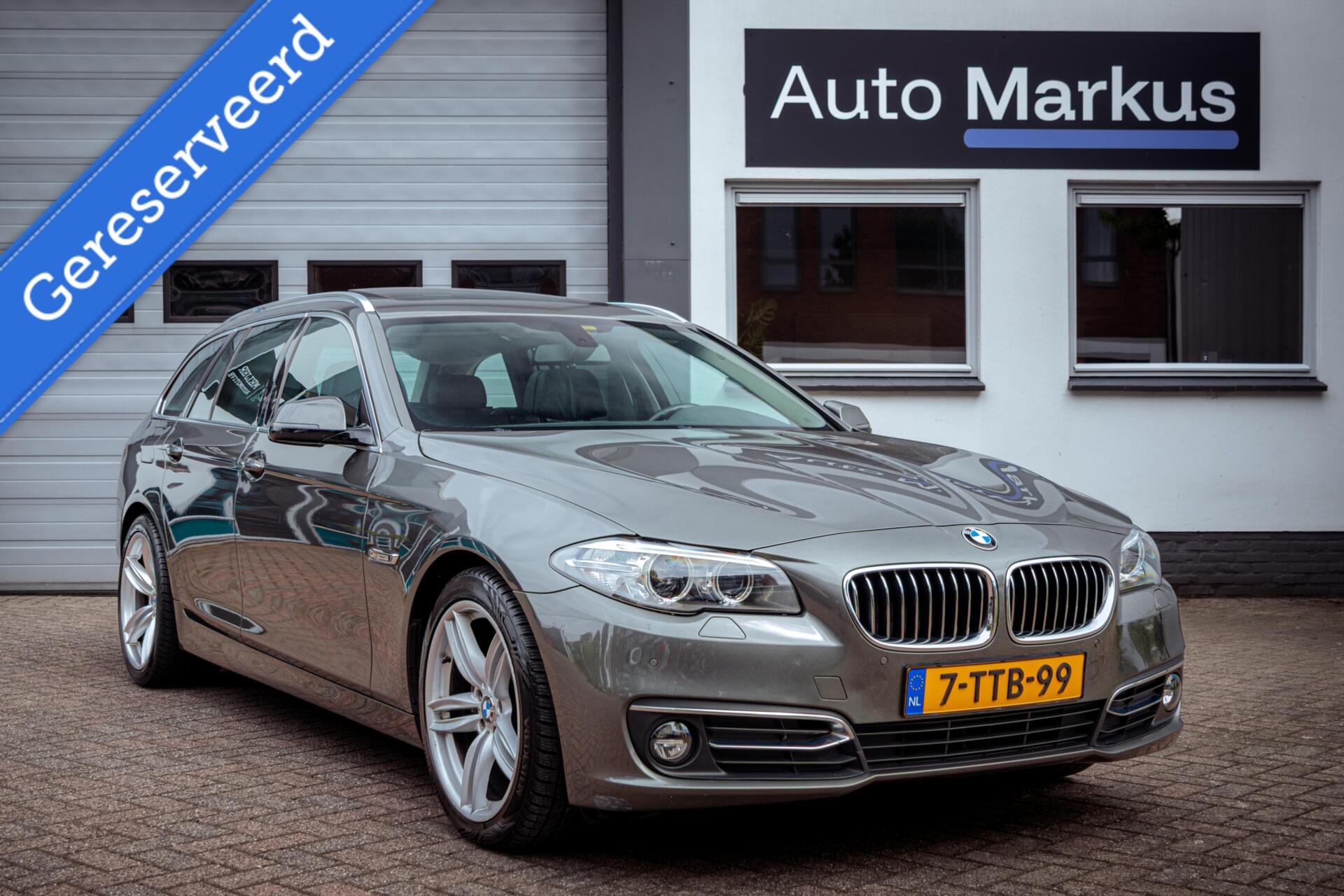 BMW 520i 520i Luxury Line|Pano|Memory|Virtual|Camera|Comfortstoelen 2014 - voorkant