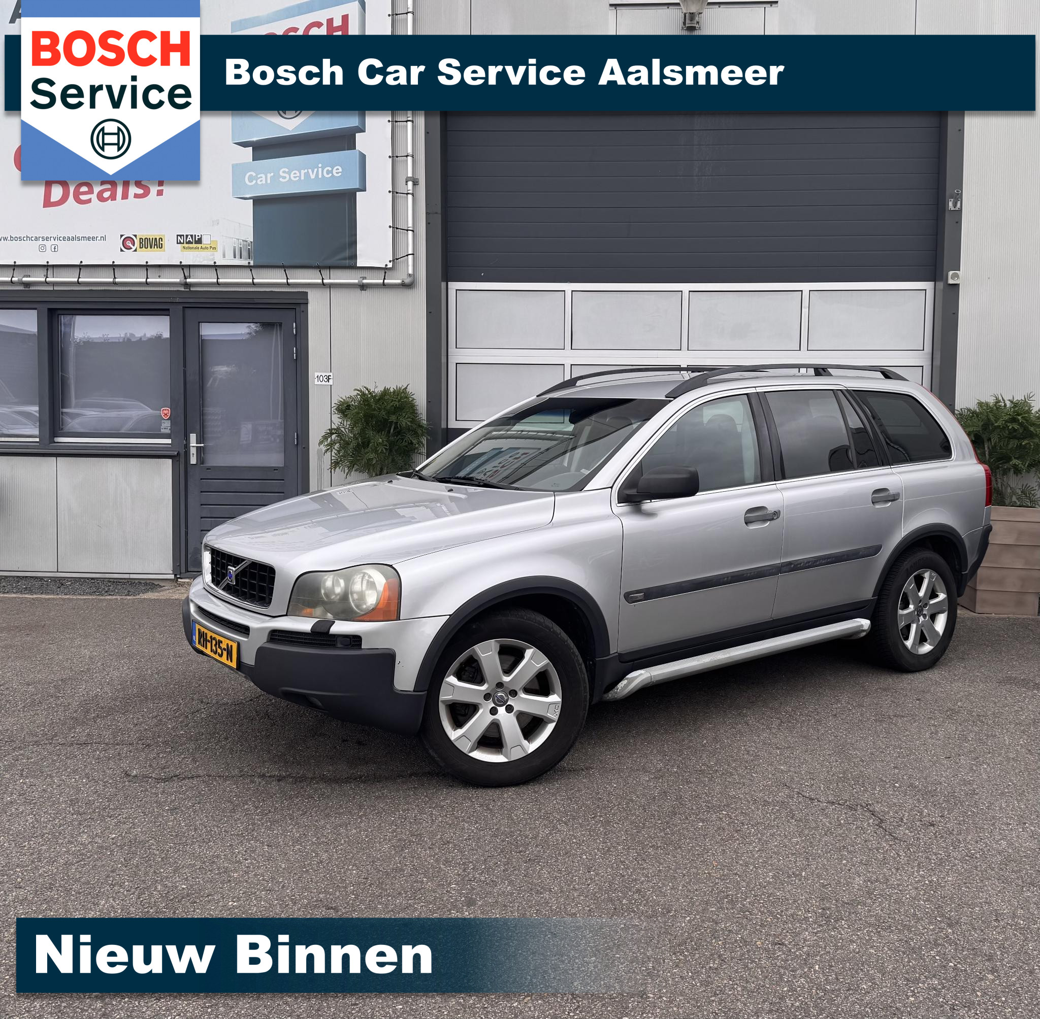Volvo Xc90 2.5 T Elite 2003 - voorkant