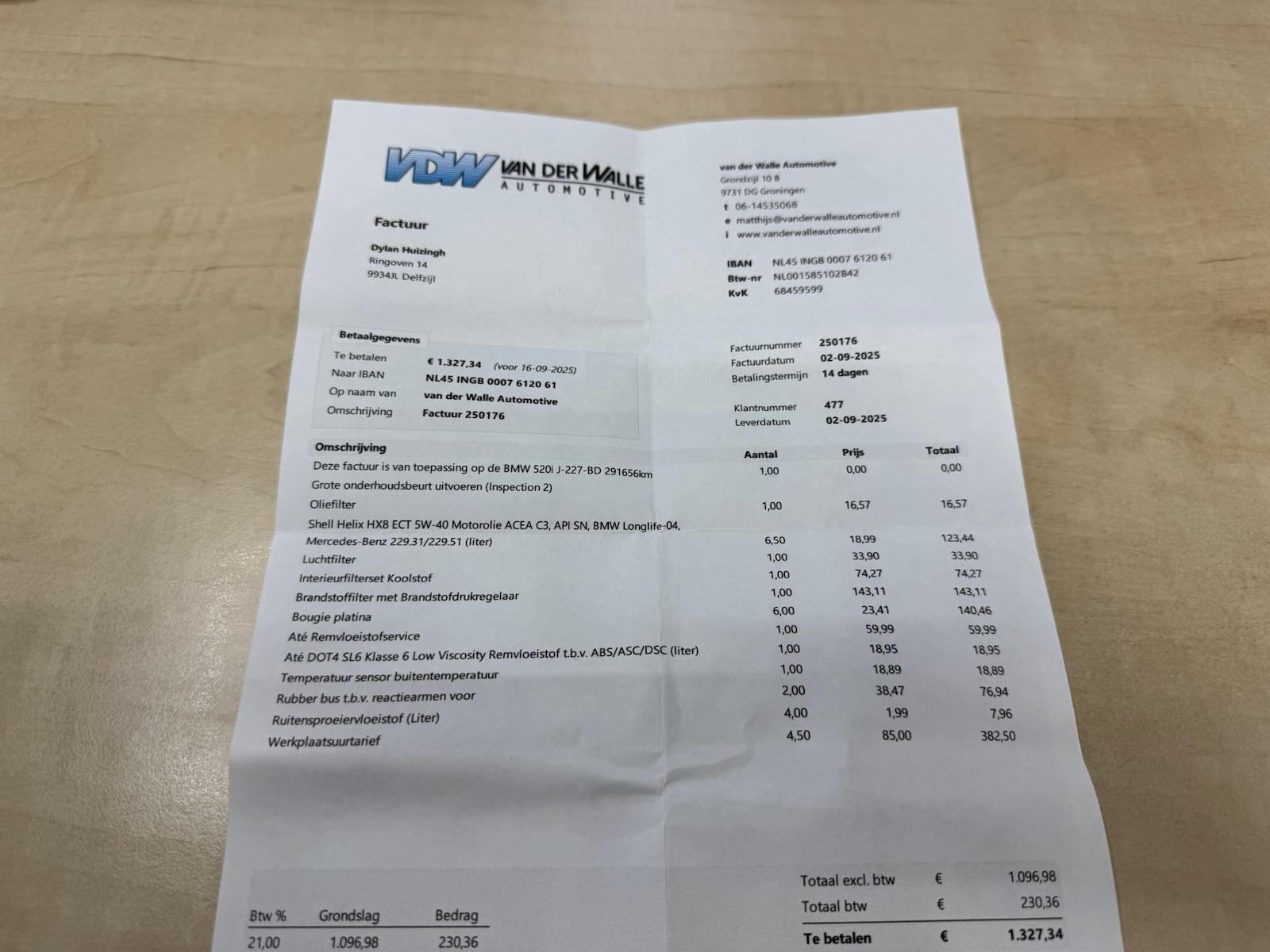 Foto van BMW 520i