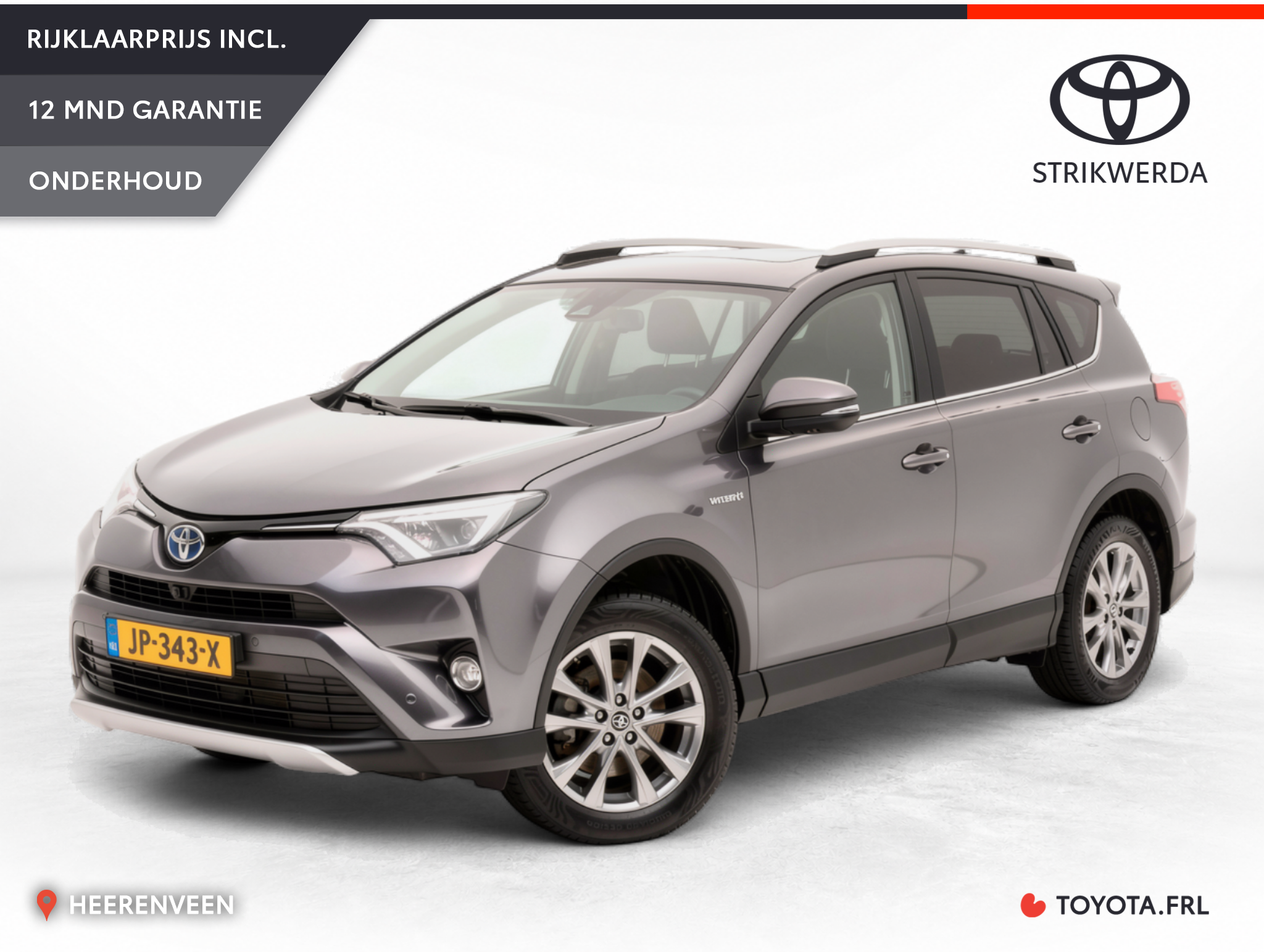 Toyota Rav4 2.5 Hybrid AWD Executive Business 2016 - voorkant