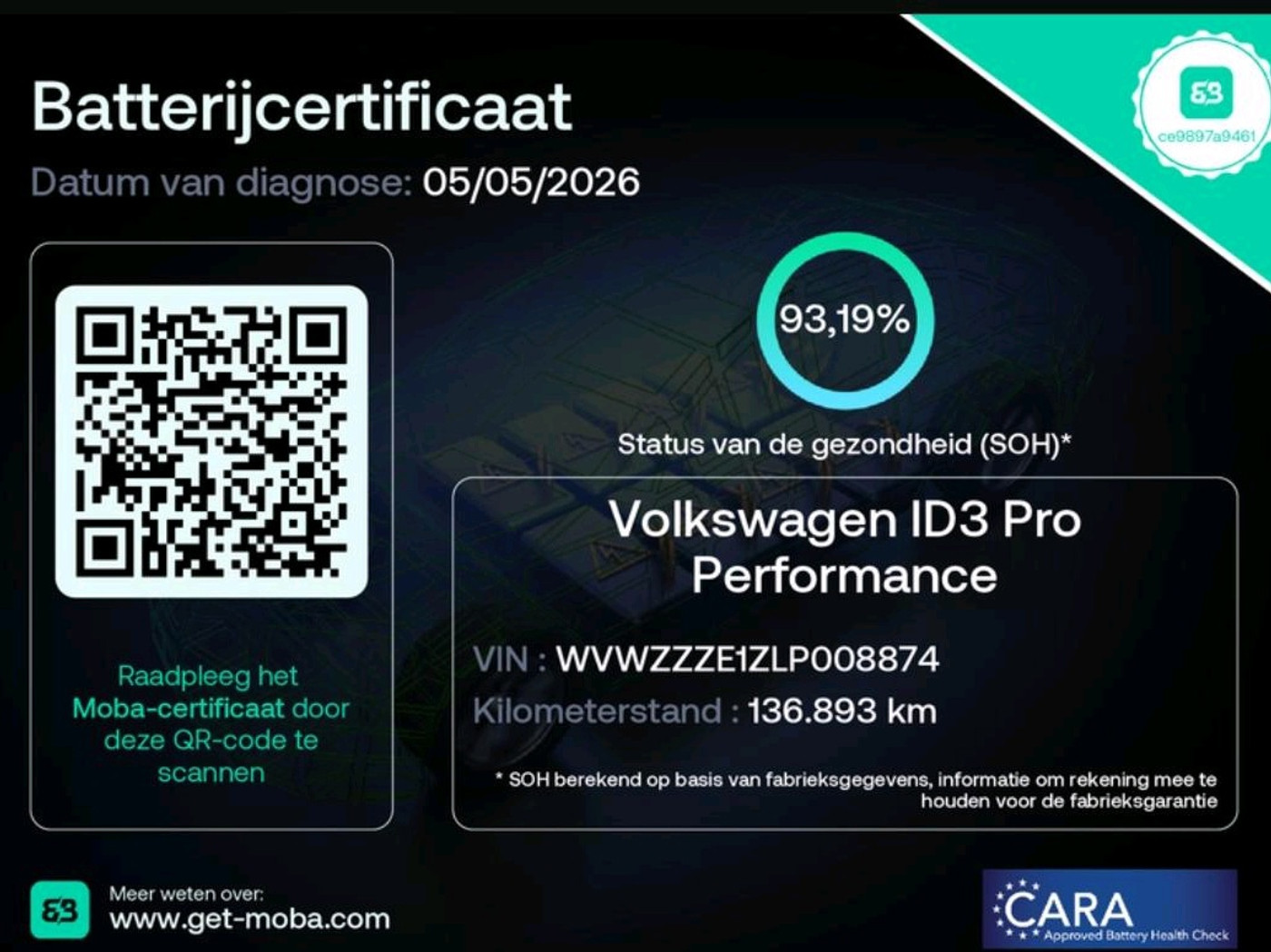 Foto van Volkswagen Id.3 Pro 150 KW
