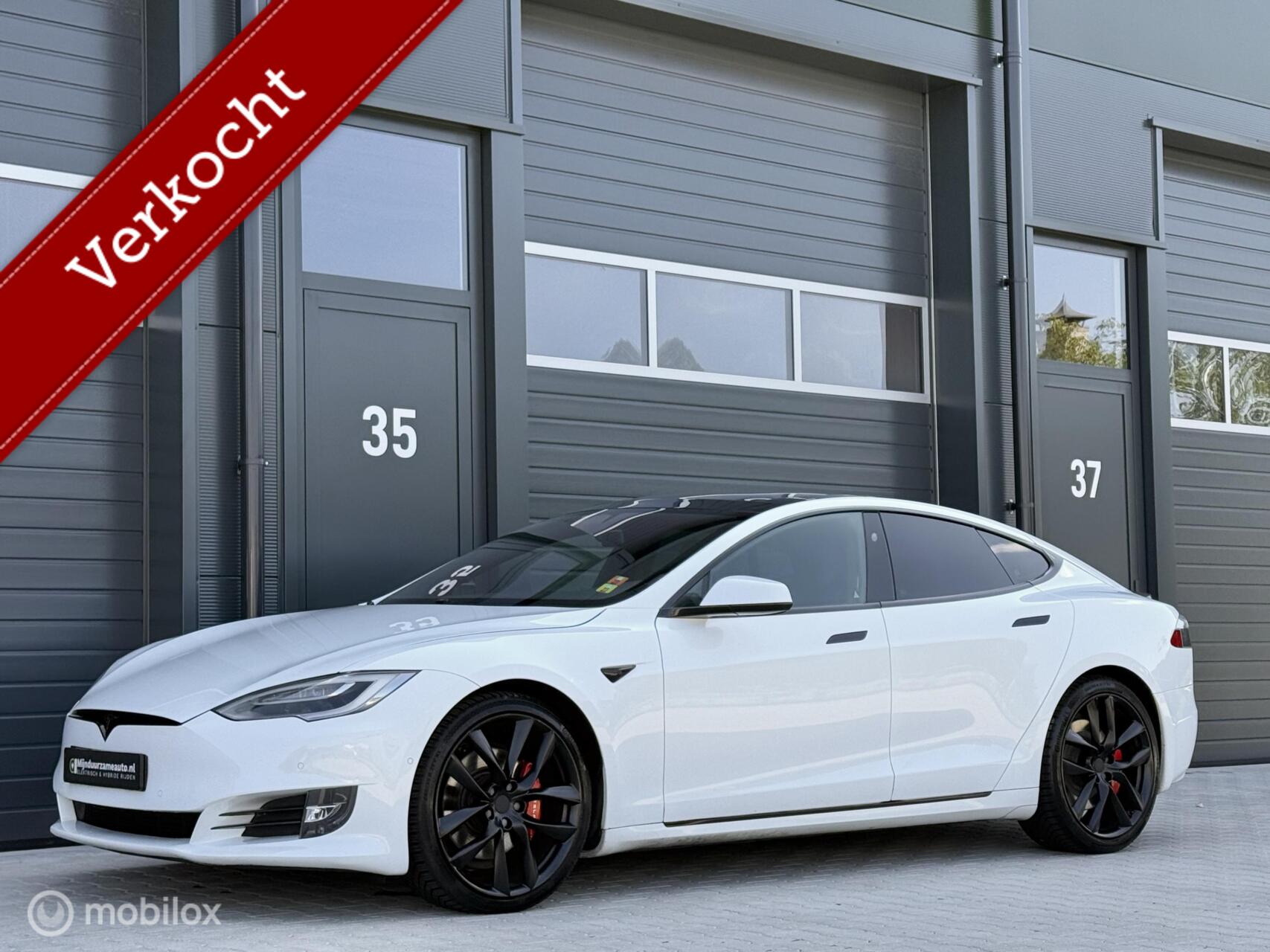 Tesla Model S 100D - Top uitgevoerd! - SOH 87% - nette auto! 2018 - voorkant