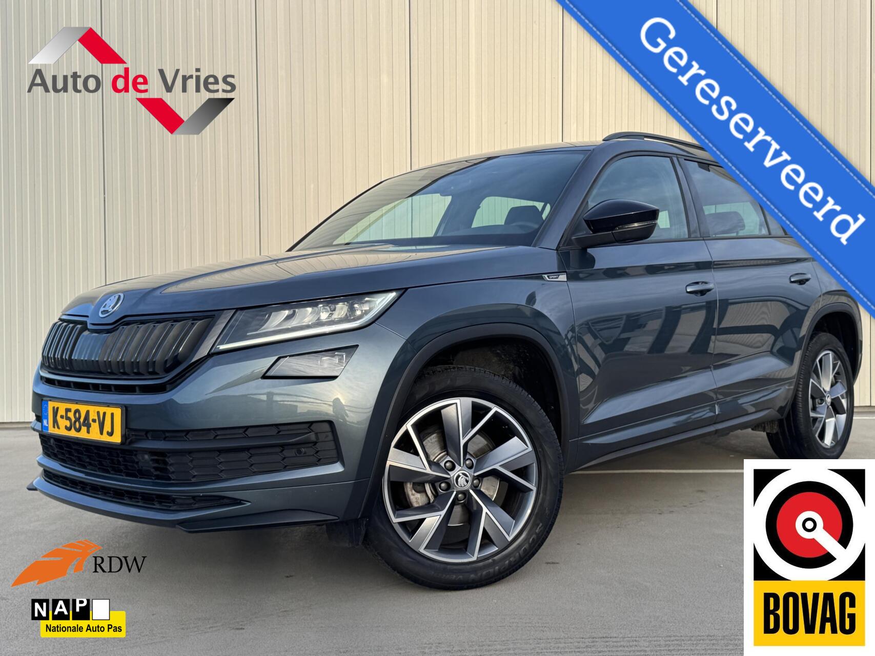 Skoda Kodiaq 1.5 TSI Sportline Business 7p.|NL-Auto|Trekhaak 2021 - voorkant