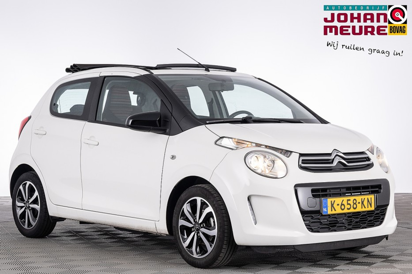 Citroen C1 1.0 VTi Airscape Shine | SCHUIFDAK | VELGEN ✅ 1e Eigenaar 2021 - voorkant