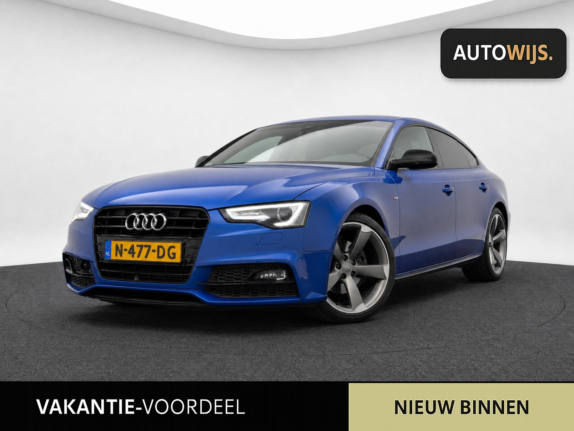 Audi A5 Sportback 1.8 TFSI Sport Edition|S-LINE|AUT|LED|PDC|HALF LEER|KEYLESS 2015 - voorkant