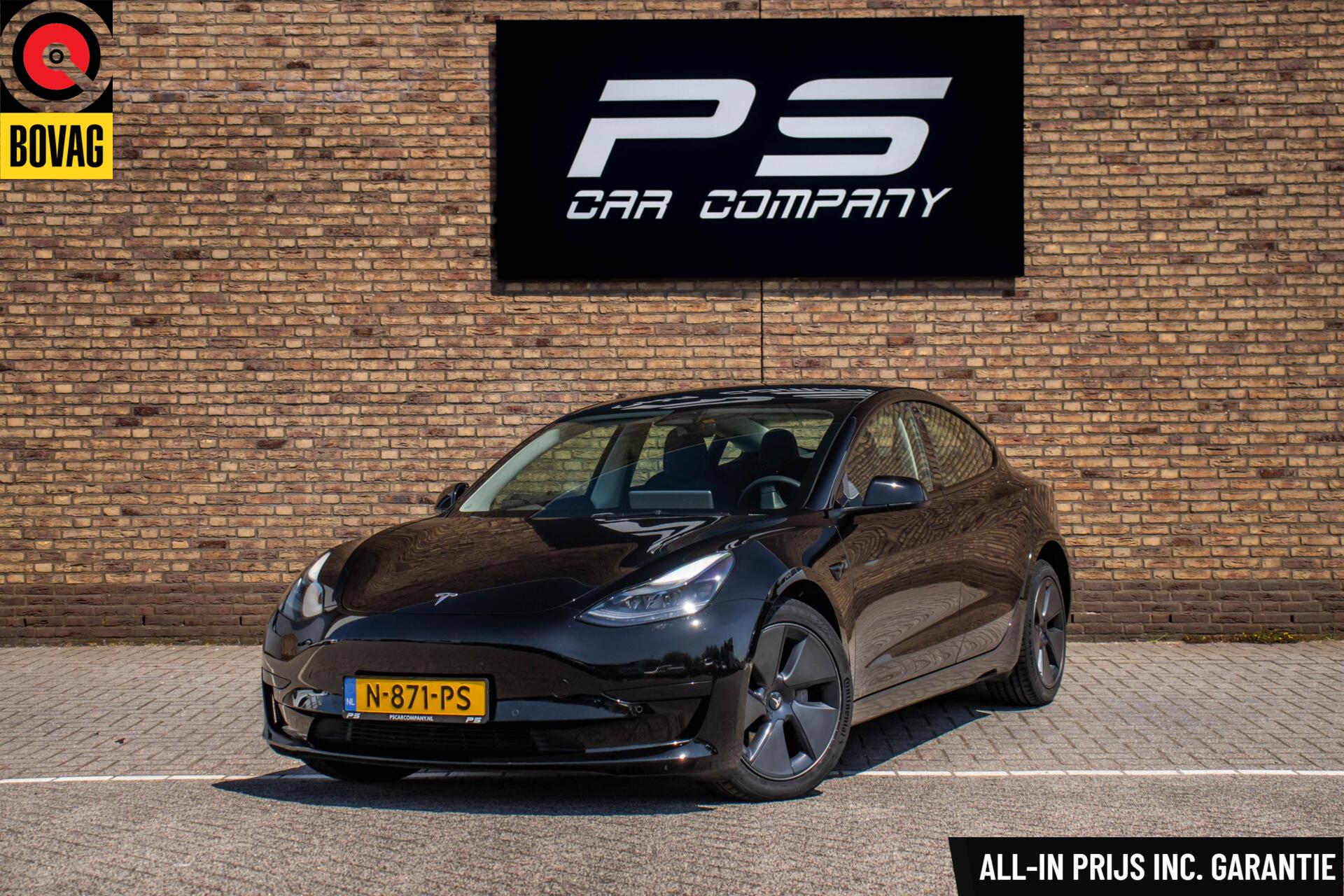 Tesla Model 3 Standard RWD Plus 60 kWh, Orig. NL, Autopilot 2021 - voorkant