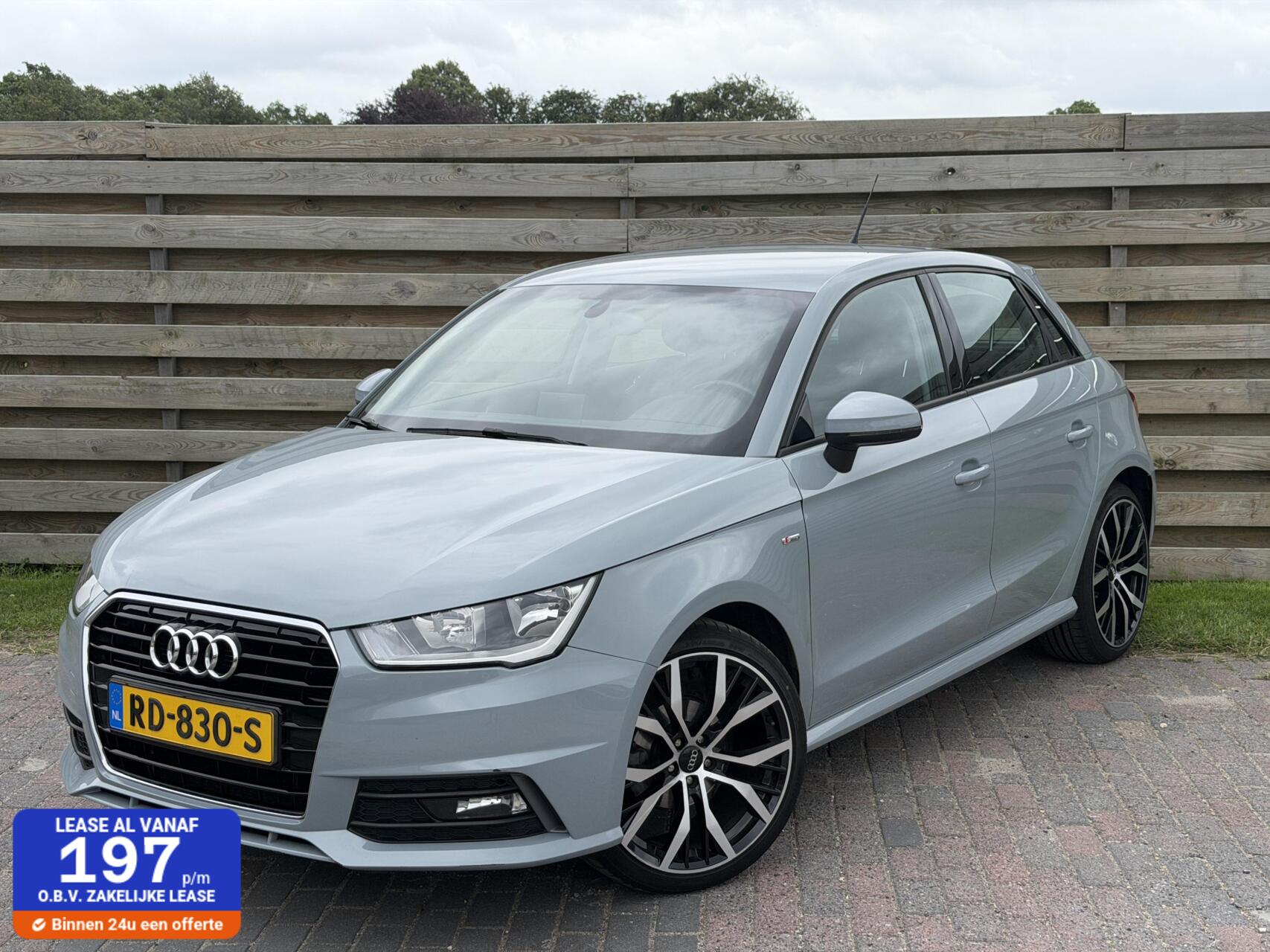 Audi A1 Sportback 1.0 TFSI Sport NAP Navi Cruise Airco 2018 - voorkant