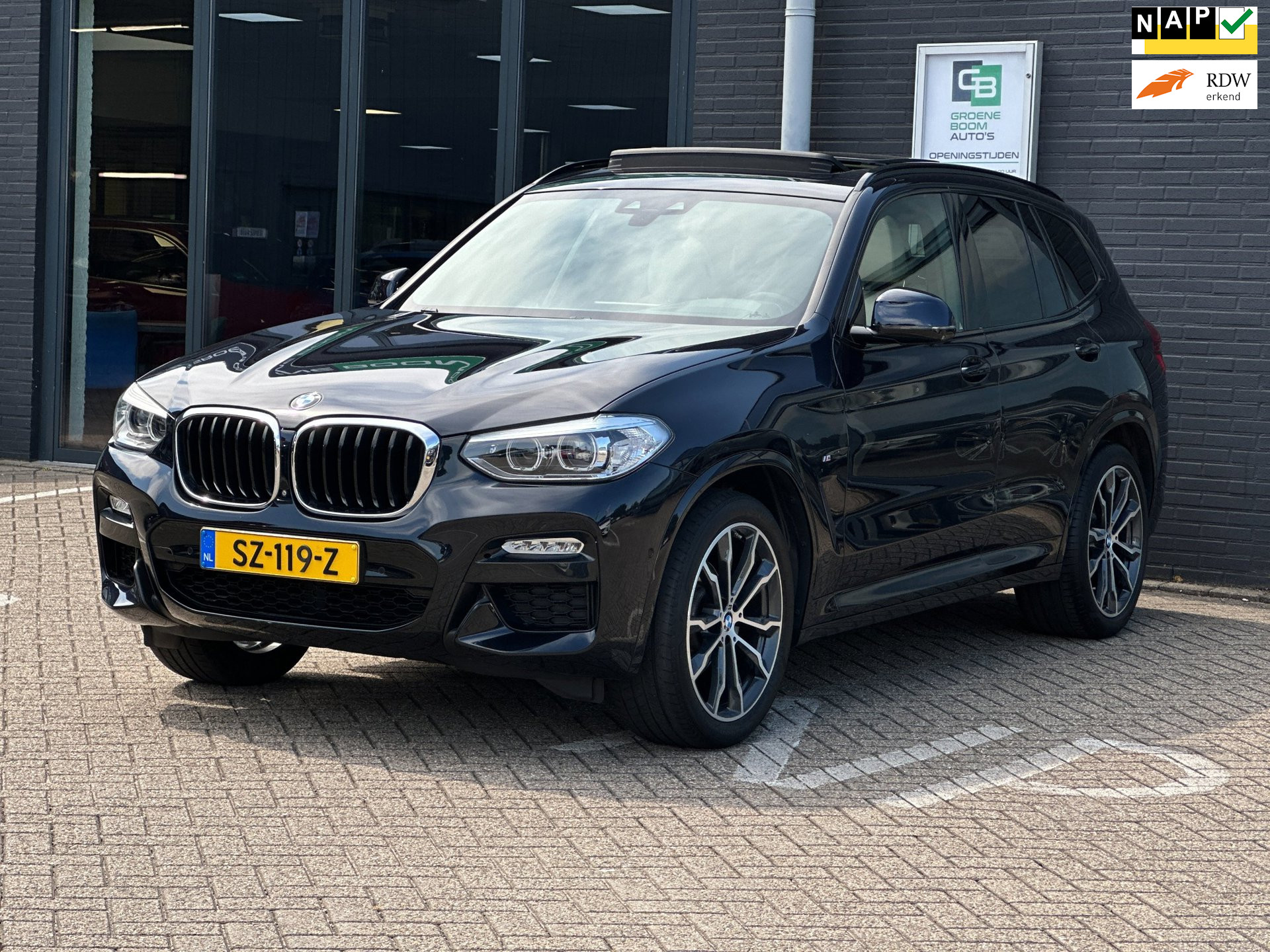 BMW X3 Xdrive20i XDrive20i High Executive M Sport Edition/PANO-DAK/CAMERA/LEDER/NL-AUTO NAP!! 2018 - voorkant