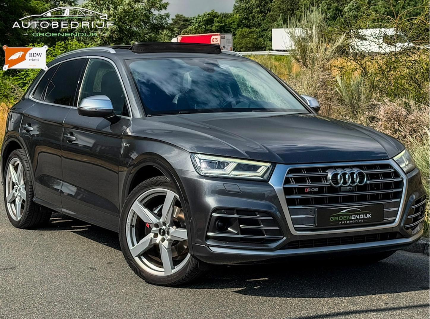 Audi Sq5 3.0 TFSI SQ5 quattro Pro Line Plus B&O 360 CAM PDC RS-SEATS CARPLAY PANO TREKHAAK 2019 - voorkant