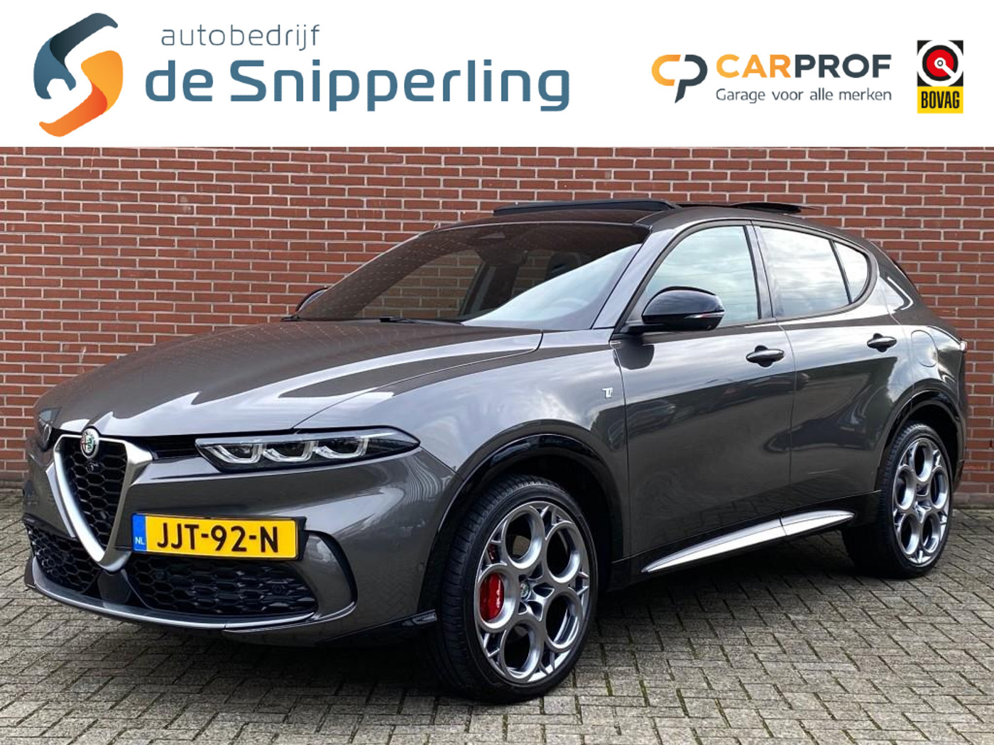 Alfa Romeo Tonale 1.3T PHEV PLUG-IN TRIBUTO ITALIANO NAV ADAPT-CRUISE SCHUIF/KANTE 2024 - voorkant