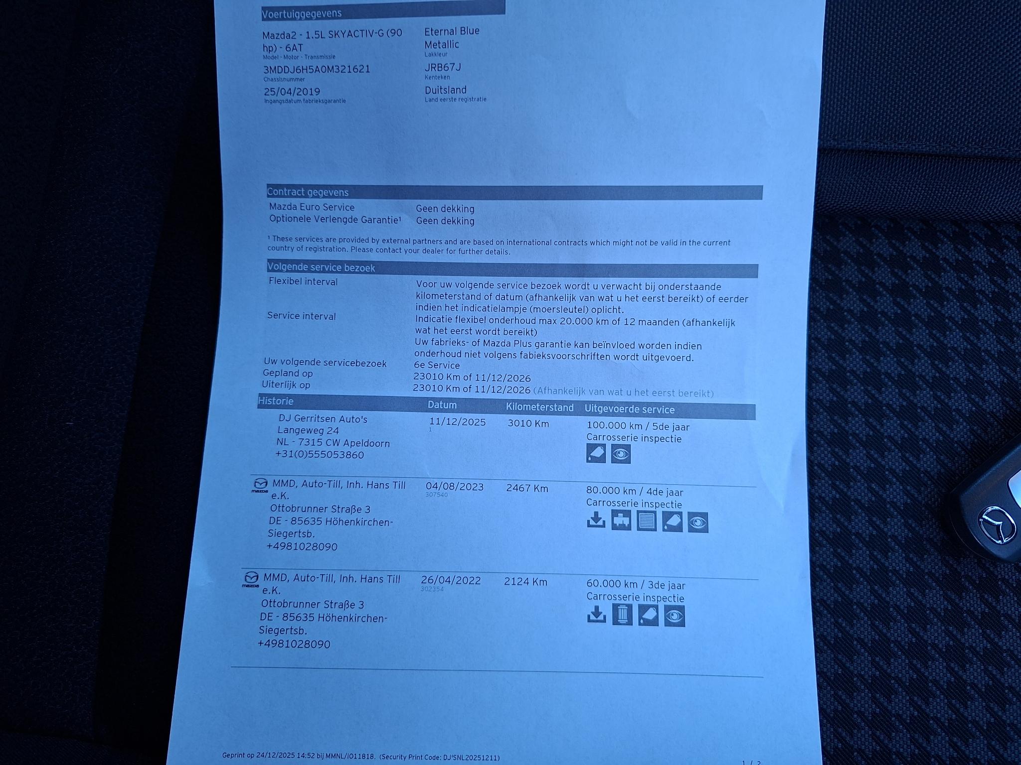 Foto van Mazda Mazda2