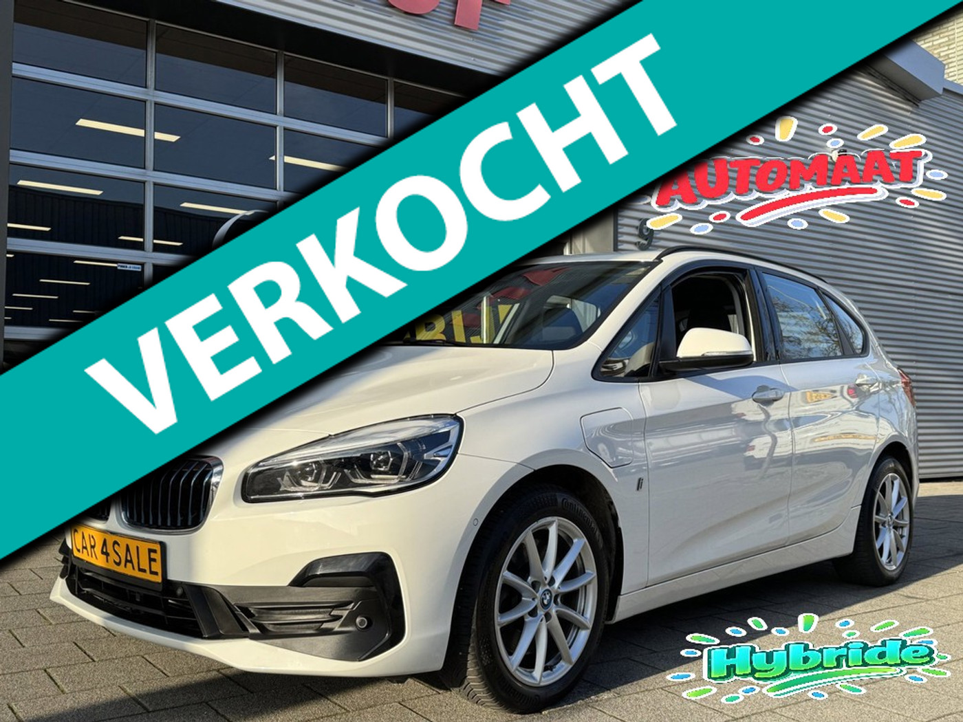 BMW 2-serie Active Tourer 225xe iPerformance eDrive Edition - AUTOMAAT I Navigatie I Airco I PDC I Sport velgen I Dealer onderh. 2019 - voorkant