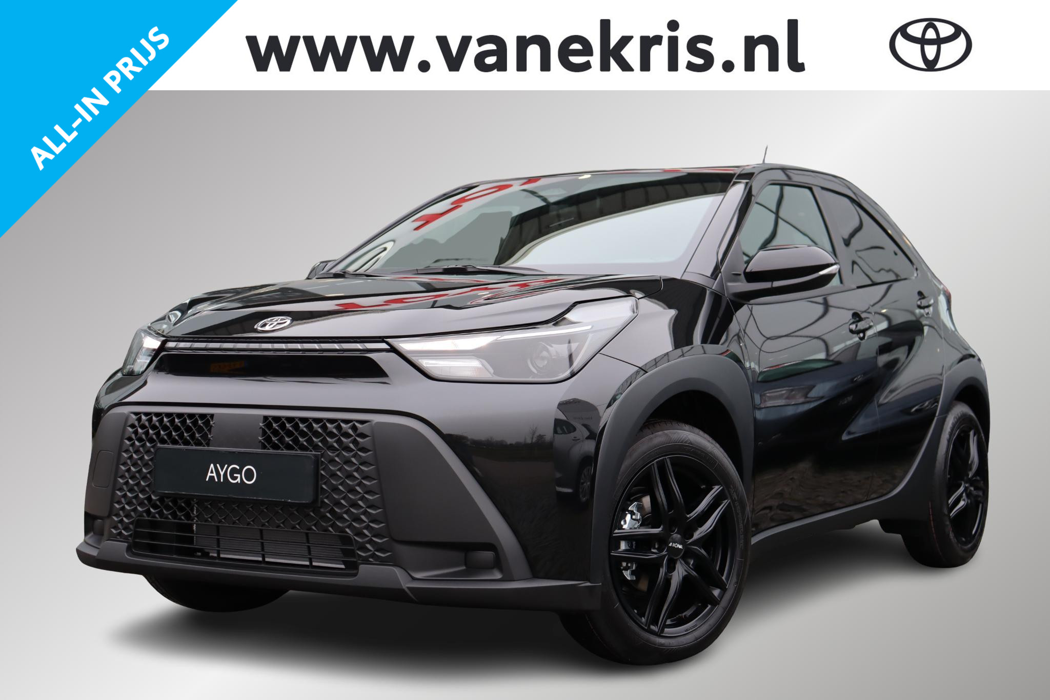 Toyota Aygo X Hybrid 115 Play. Apple Carplay, Extra Getint glas, 2026 - voorkant