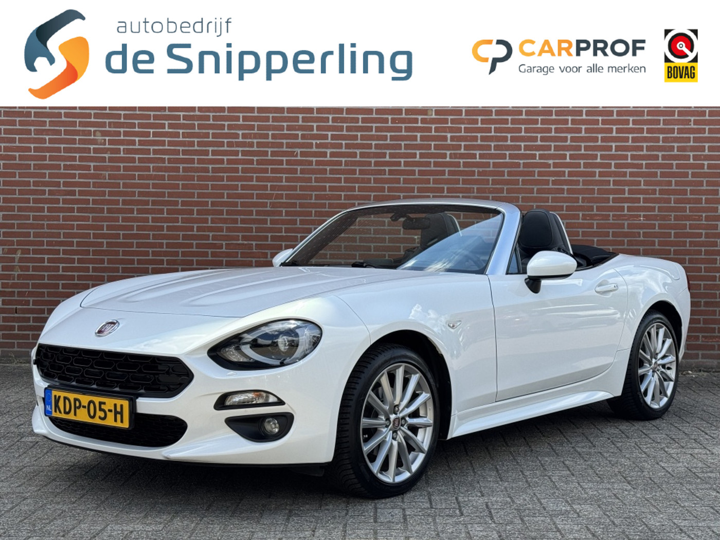 Fiat Fiat 124 Spider 1.4 M-Air T Lusso AUTOMAAT NAV CRUISE CAMERA STOELVERW LMV 2019 - voorkant