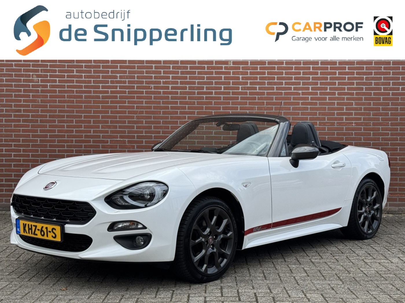 Fiat Fiat 124 Spider 1.4 M-Air T Lusso AUTOMAAT NAV CRUISE BOSE CAMERA XENON DAB PDC 2019 - voorkant