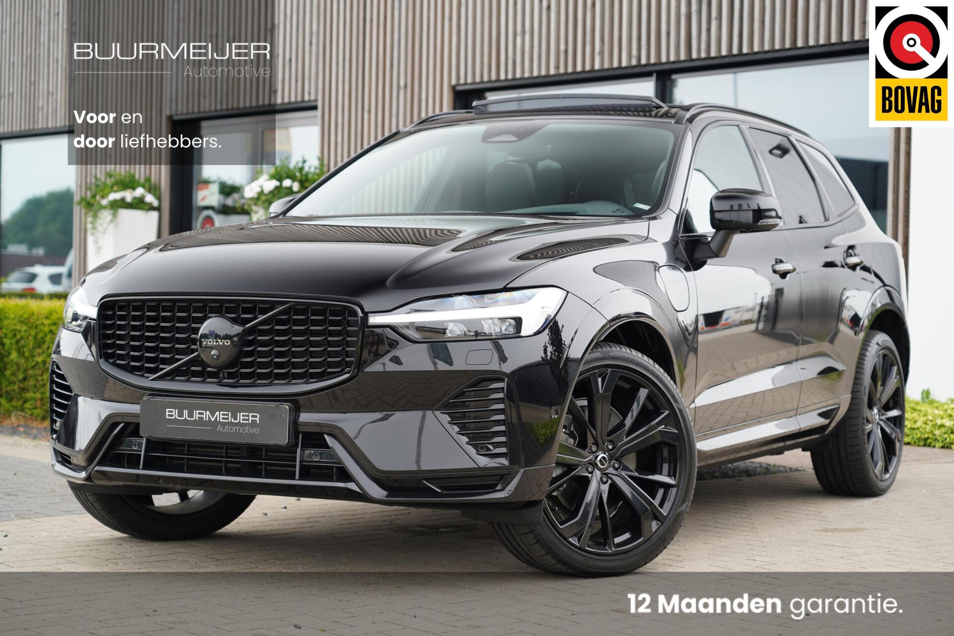 Volvo Xc60 T8 Plug-in hybrid AWD Ultimate Black Edition Long Range | Head-Up | Panoramisch schuif/kanteldak | Stoelverwarming voor & achter | 360 graden camera | Standkachel | Adaptieve cruise control | Harman Kardon | 2024 - voorkant
