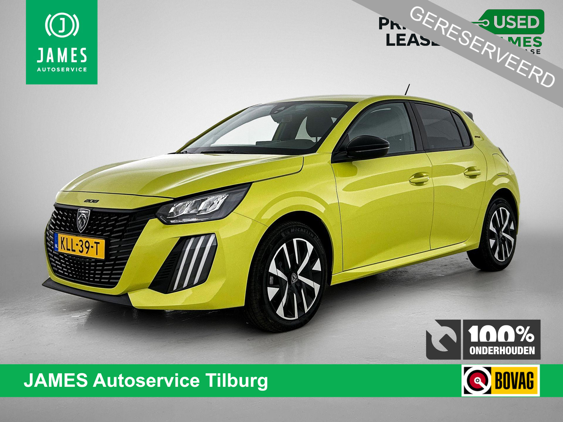 Peugeot 208 1.2 Hybrid 110 e-DCS6 Allure 2025 - voorkant