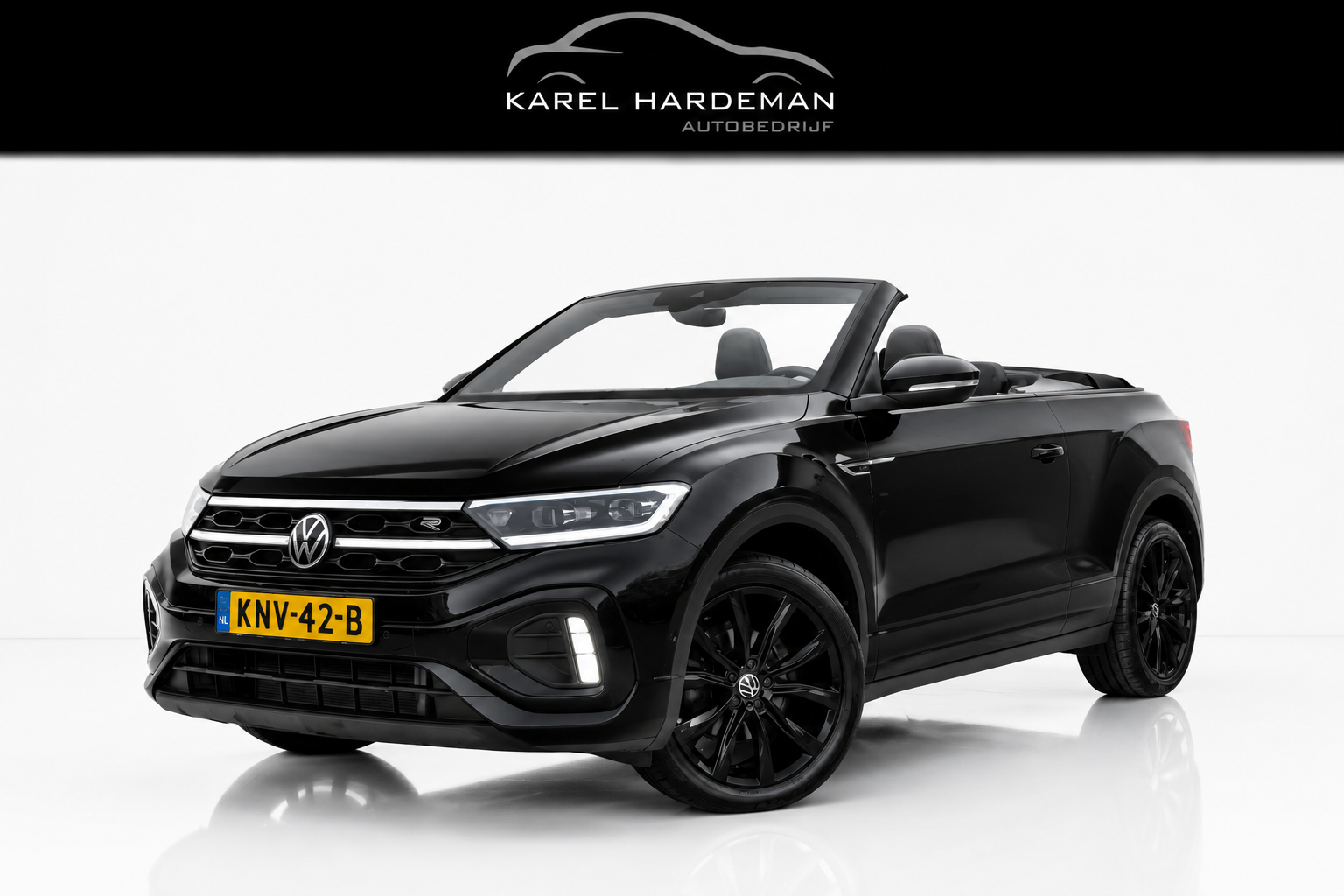 Volkswagen T-roc 1.5 TSI R-Line | ACC | Stoel & Stuurverwarming | Apple Carplay | Black Style 2023 - voorkant