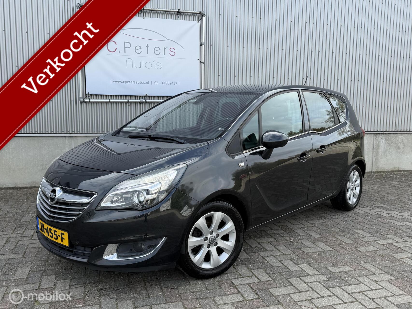 Opel Meriva 1.4 Blitz 2016 / Leer / Navigatie / Stoel+stuurverwarming / NAP 2016 - voorkant