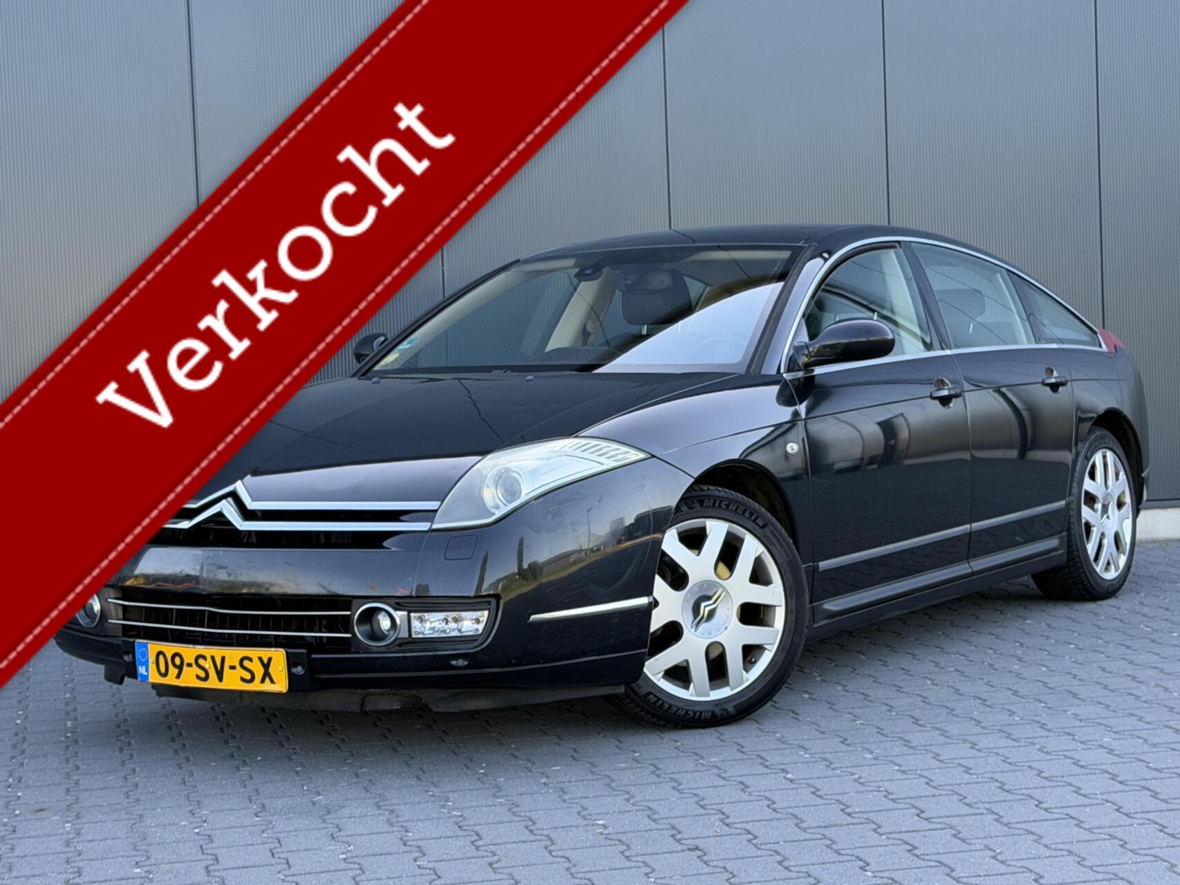 Citroen C6 3.0 V6 Exclusive Dealer Onderhouden - Hagelschade - Luxe Auto 2006 - voorkant
