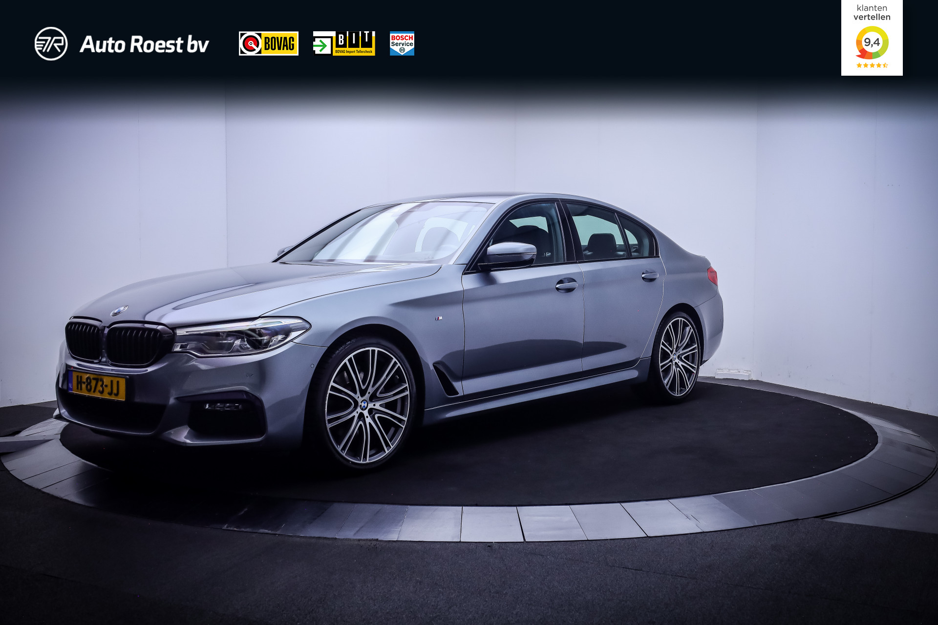 BMW 520i 520iA M-SPORT  High Executive Edition 2020 - voorkant