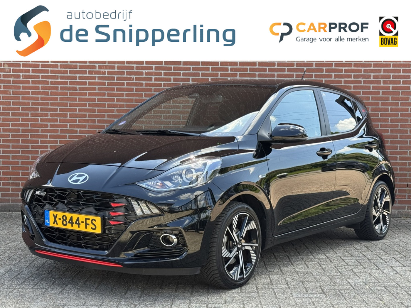 Hyundai I10 1.0 T-GDI N Line 5p 101PK NAV CRUISE CARPLAY CAMERA STOELVW PDC 2023 - voorkant
