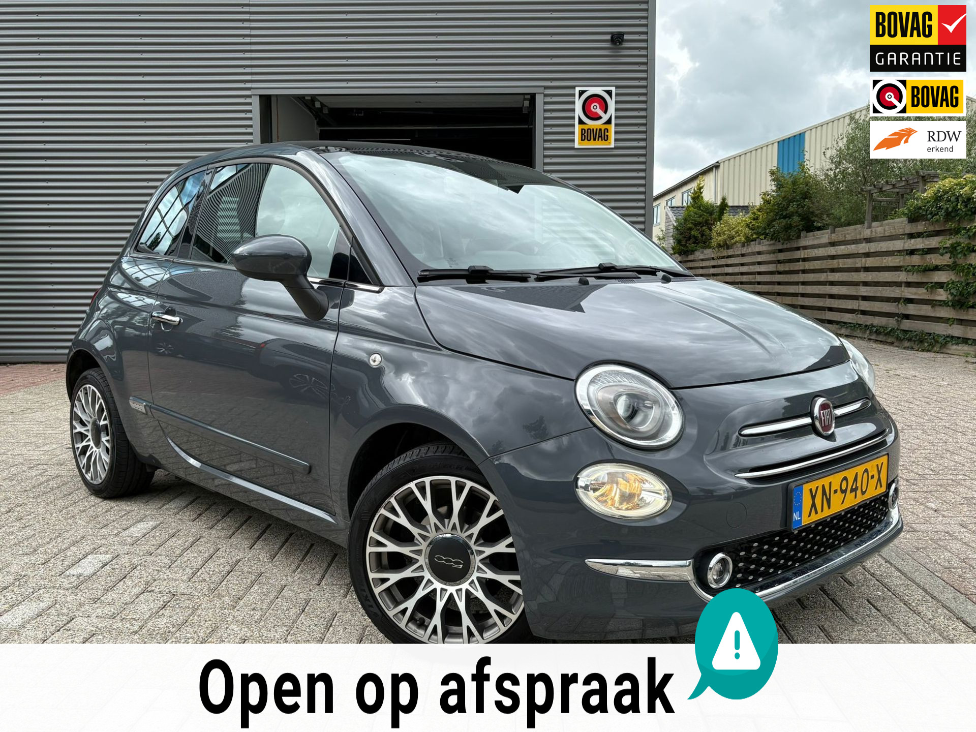 Fiat Fiat 500 0.9 TwinAir Turbo Collezione PANO,NIEUWE-APK,GARANTIE 2019 - voorkant
