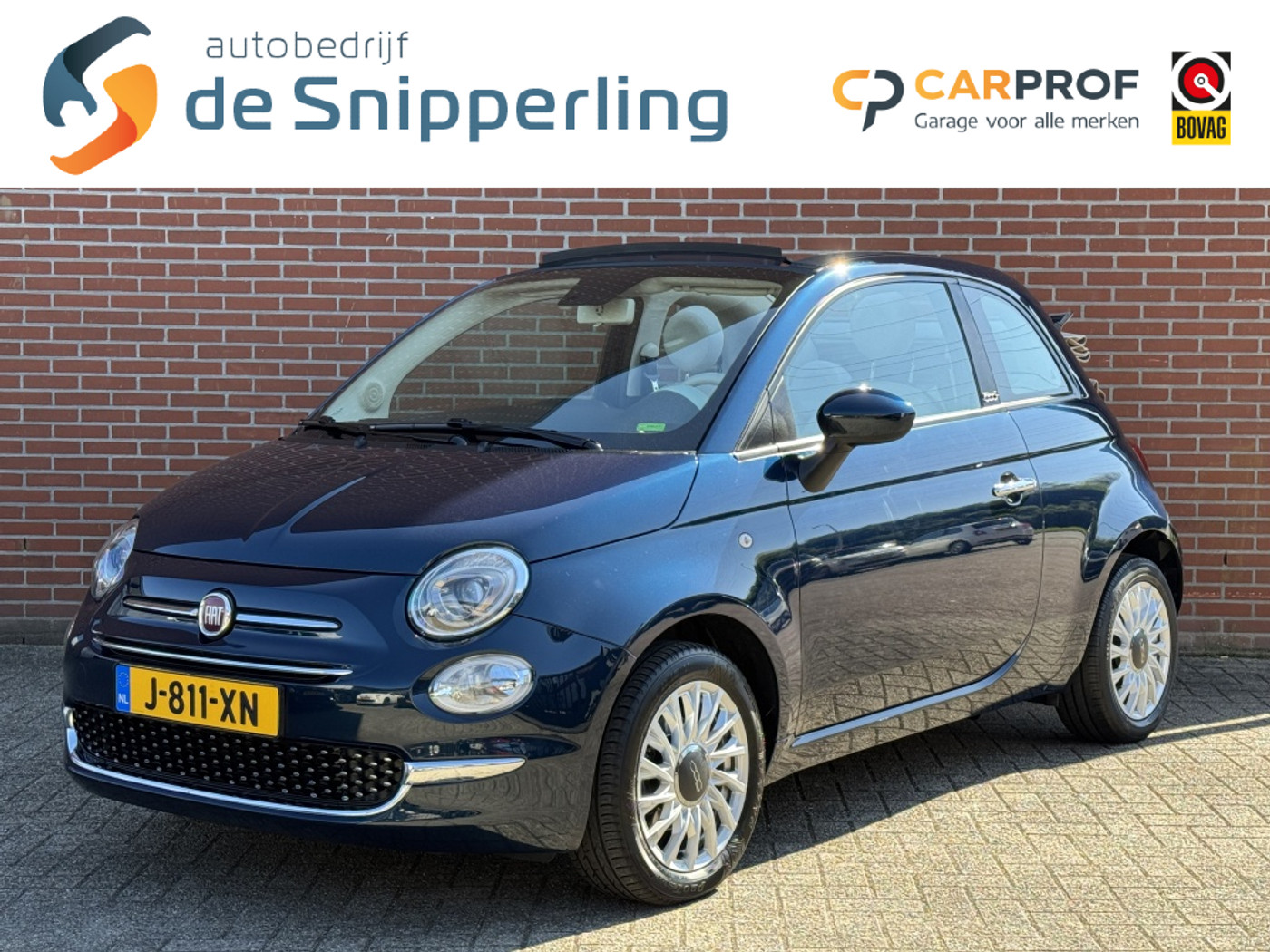 Fiat 500 C 1.0 Hybr. Lounge 2020 - voorkant