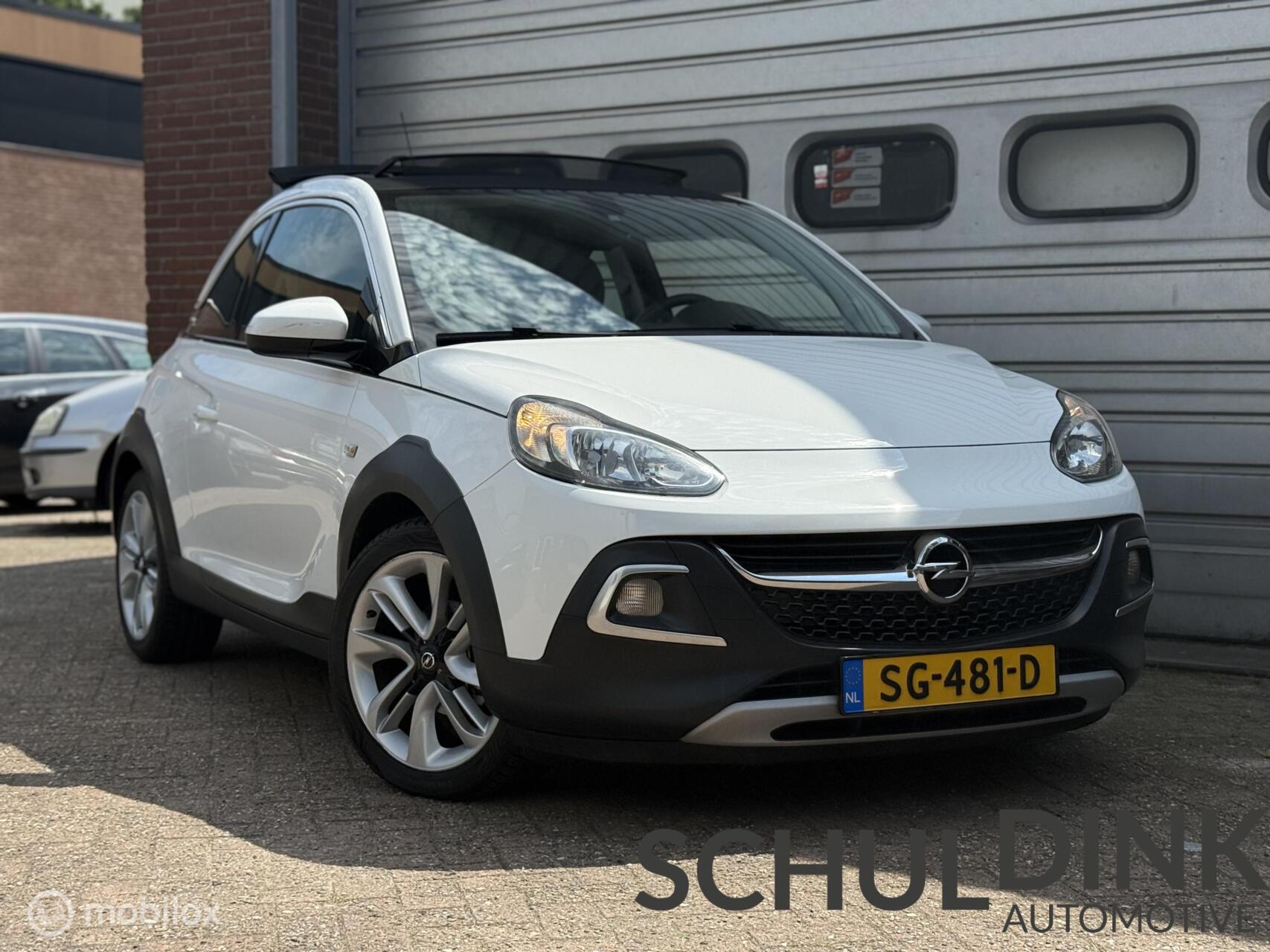 Opel Adam 1.0 Turbo Rocks OPEN DAK 17" LMV CLIMA DEALER OH! 2018 - voorkant