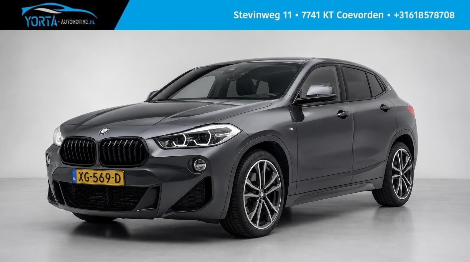 BMW X2 Sdrive20i sDrive20i High Executive M Sport NL AUTO|LEDER|HEAD UP 2019 - voorkant