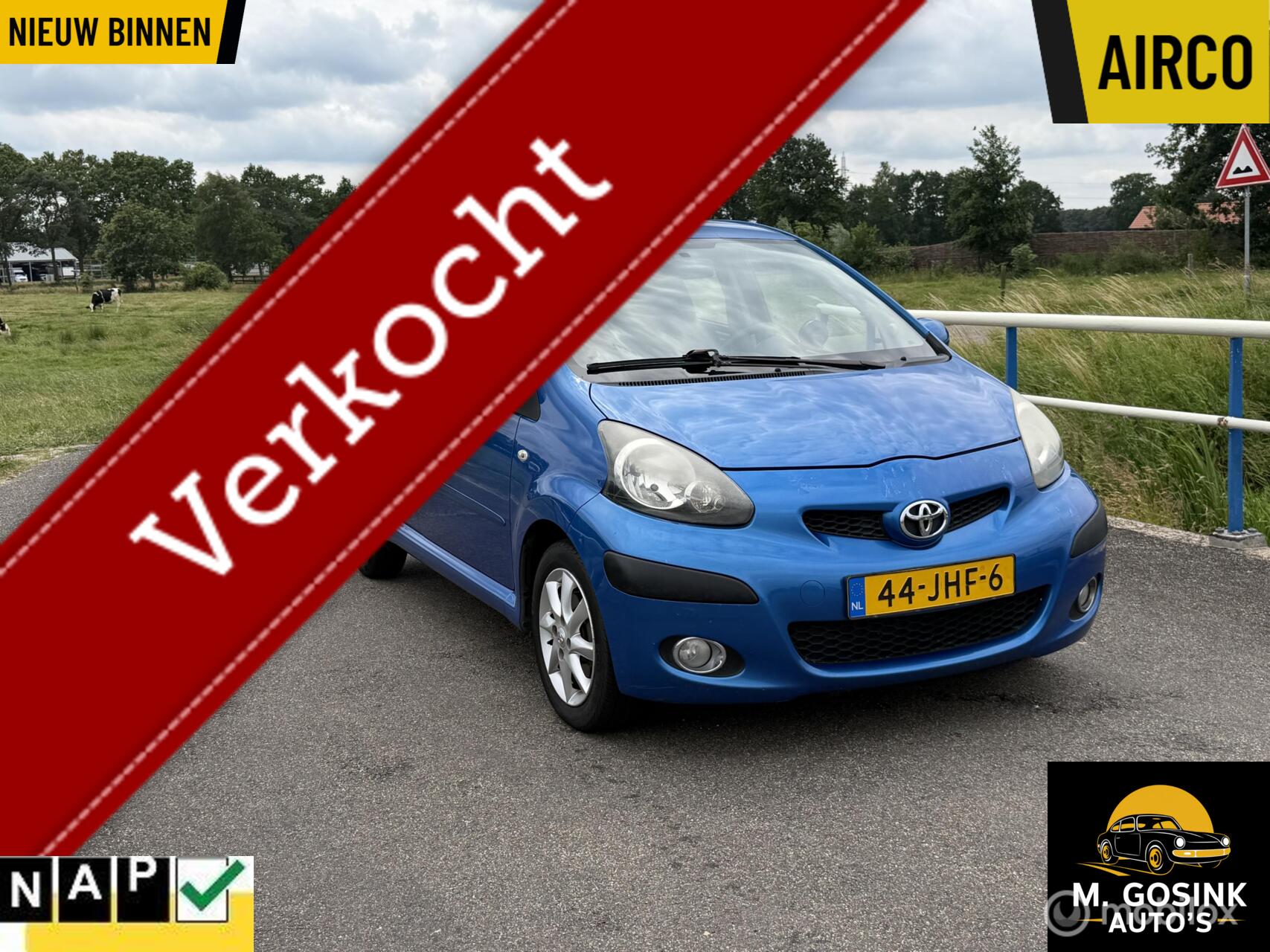 Toyota Toyota Aygo 1.0-12V Aspiration Green 2009 - voorkant