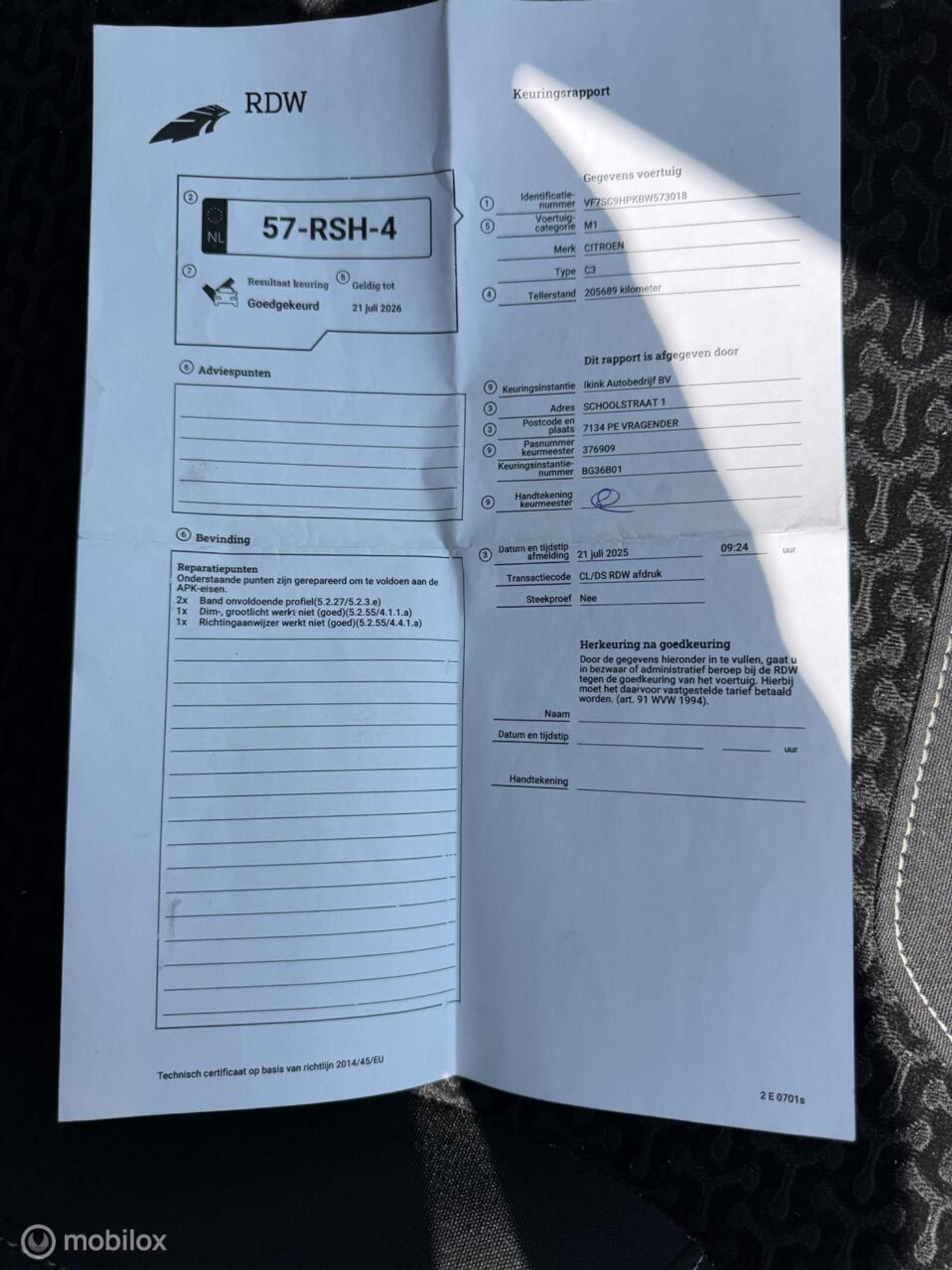 Foto van Citroen C3
