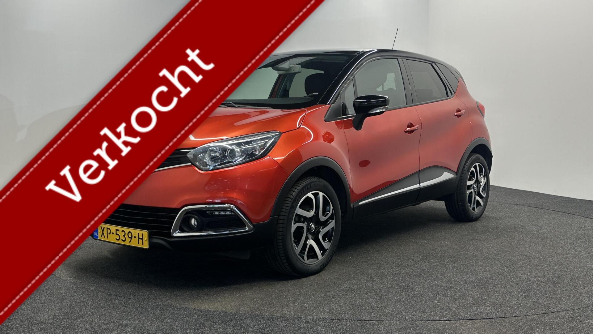 Renault Captur 1.2 TCe Dynamique NAVI TREKHAAK CRUISE LM DAB ECC. 2017 - voorkant