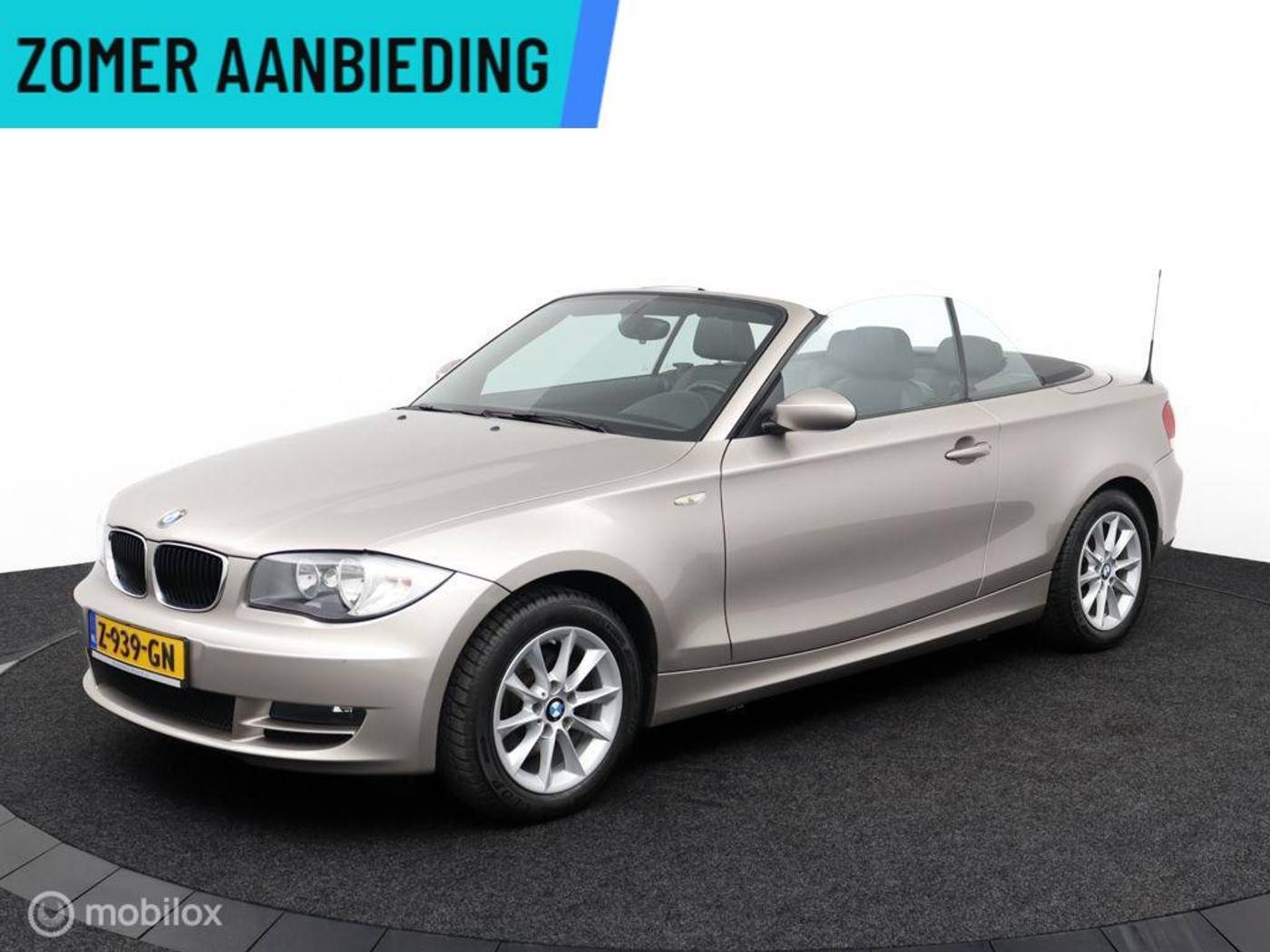 BMW 1-serie Cabrio 118i High Executive 2009 - voorkant
