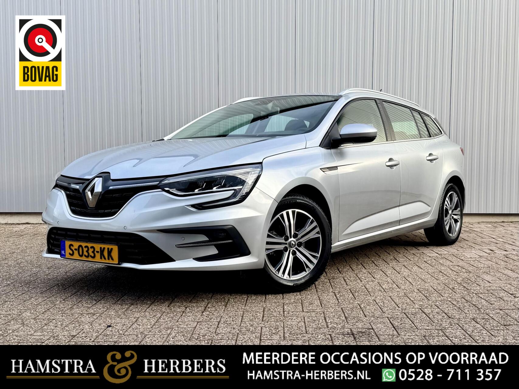 Renault Mégane 1.3 TCe 140 Equilibre grijs 2023 - voorkant