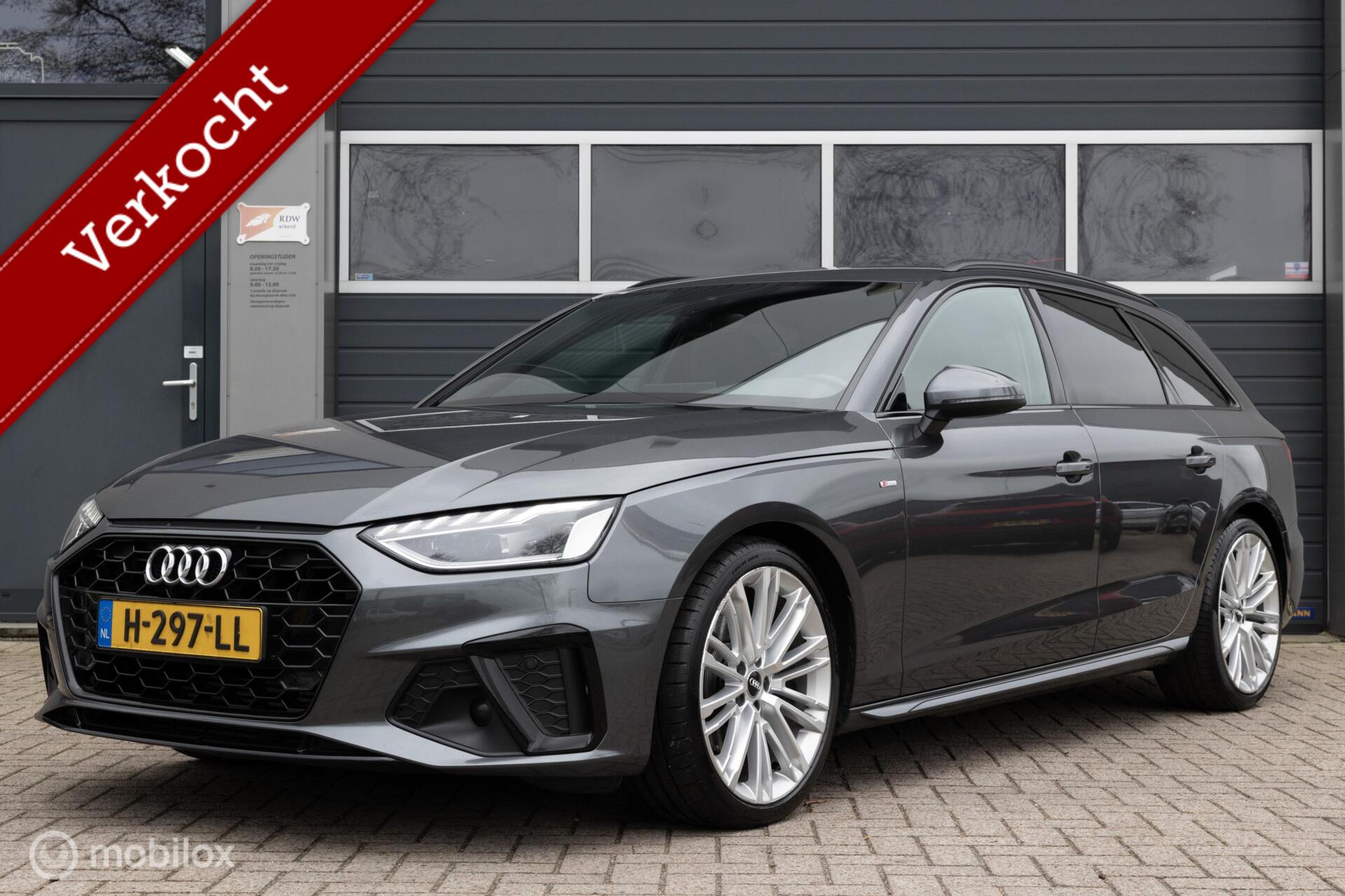 Audi A4 Avant 40 TFSI Launch edition Sport keyless S-line virtual TREKHAAK 2020 - voorkant