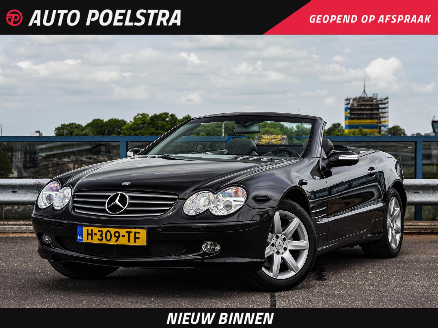 Mercedes-Benz SL 350 350 Xenon Leder Memory Stoelverwarming Stoelventilatie Youngtimer 17" 2004 - voorkant