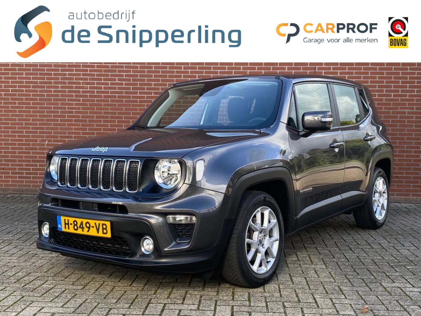 Jeep Renegade 1.3T DDCT LONGITUDE AUTOMAAT CARPLAY CRUISE PDC LMV 2020 - voorkant