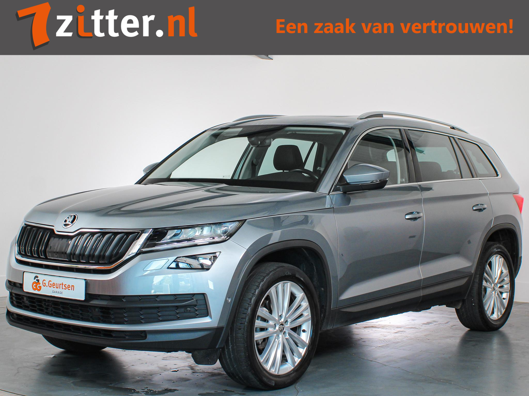 Skoda Kodiaq 1.5 TSI Business Edition Plus 7-Persoons, Leder, 2019 - voorkant