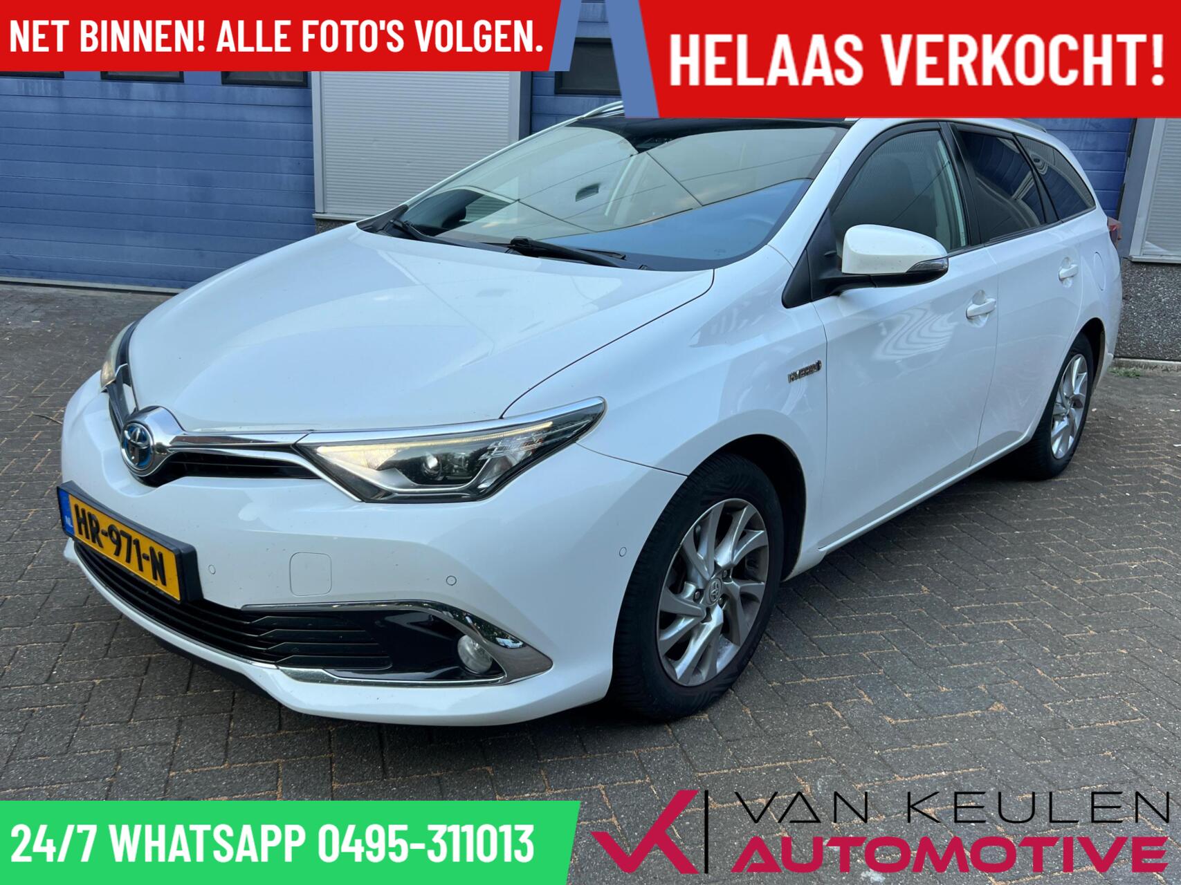 Toyota Toyota Auris 1.8 Hybrid Lease Pro l Vol opties! Pano l Leer 2015 - voorkant