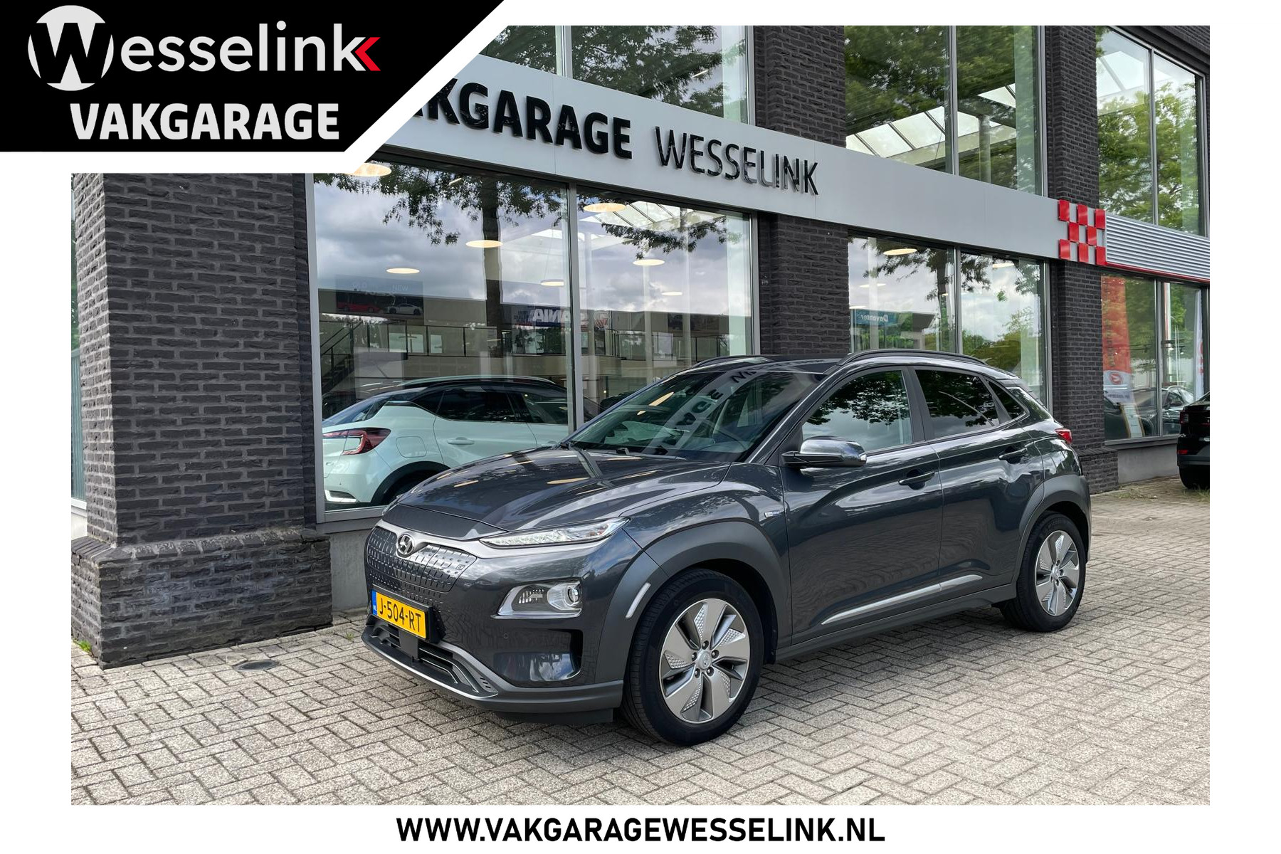 Hyundai Kona EV Premium 64 kWh 2020 - voorkant