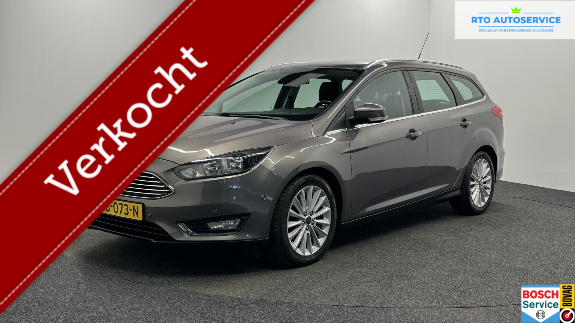 Ford Focus 1.0 Titanium NAVIGATIE TREKHAAK ECC CRUISE LM. 2016 - voorkant
