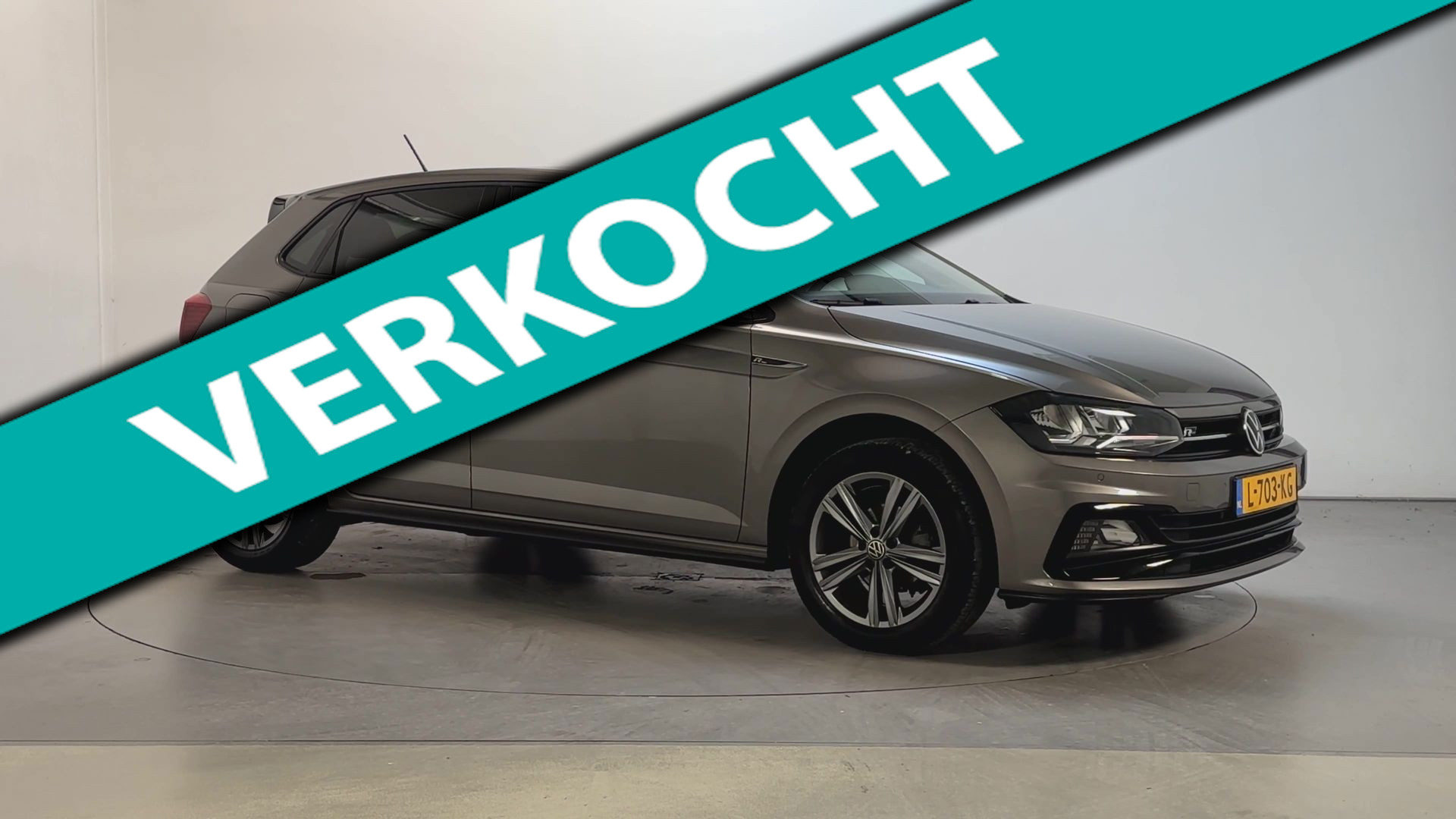 Volkswagen Polo 1.0 TSI R-Line Edition Navigatie Airco App-Connect DAB+ 2021 - voorkant