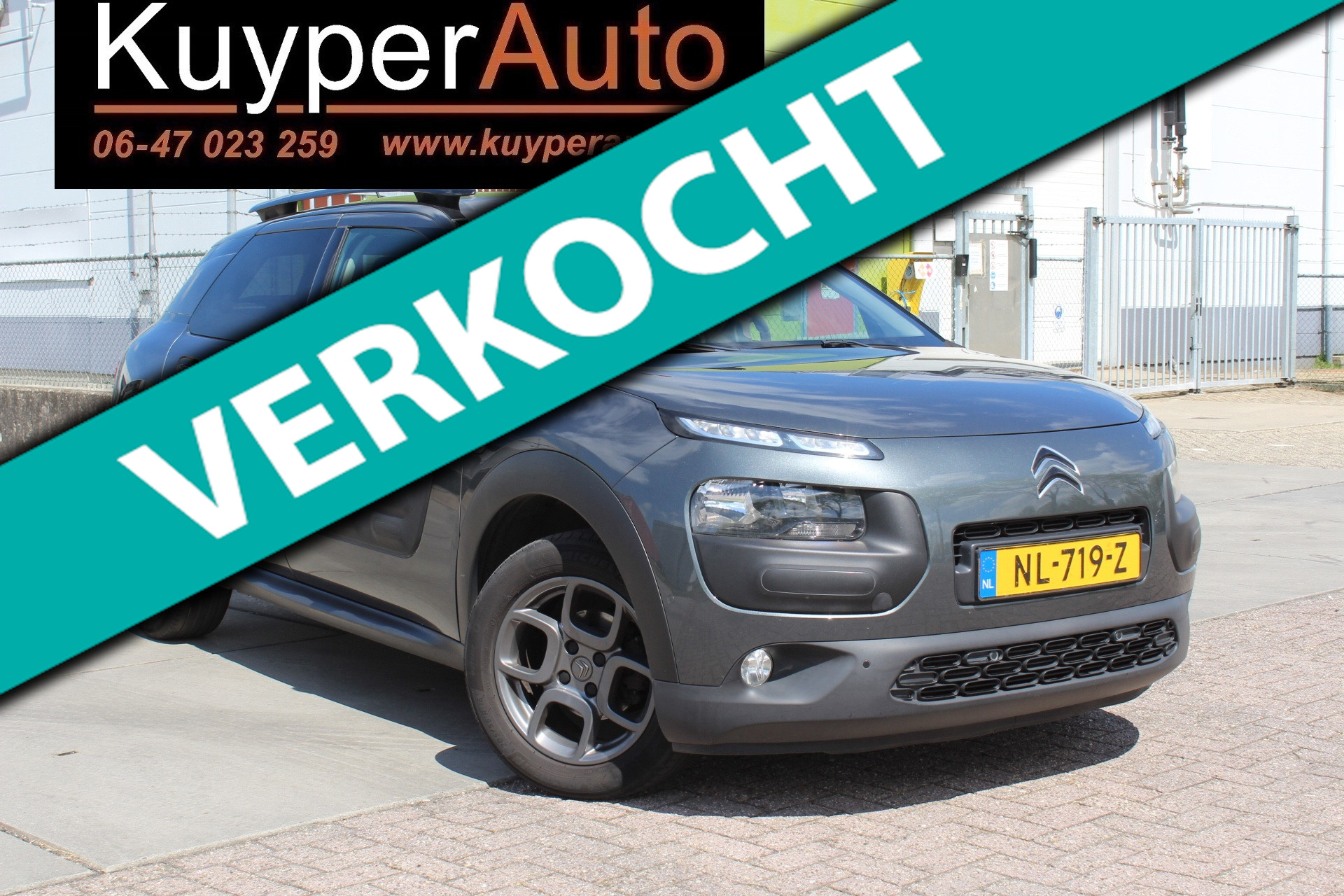 Citroen C4 Cactus 1.2 PureTech Business Plus NAP PANO GOED ONDERHOUDEN INCL BTW RIJKLAAR PRIJS 2017 - voorkant
