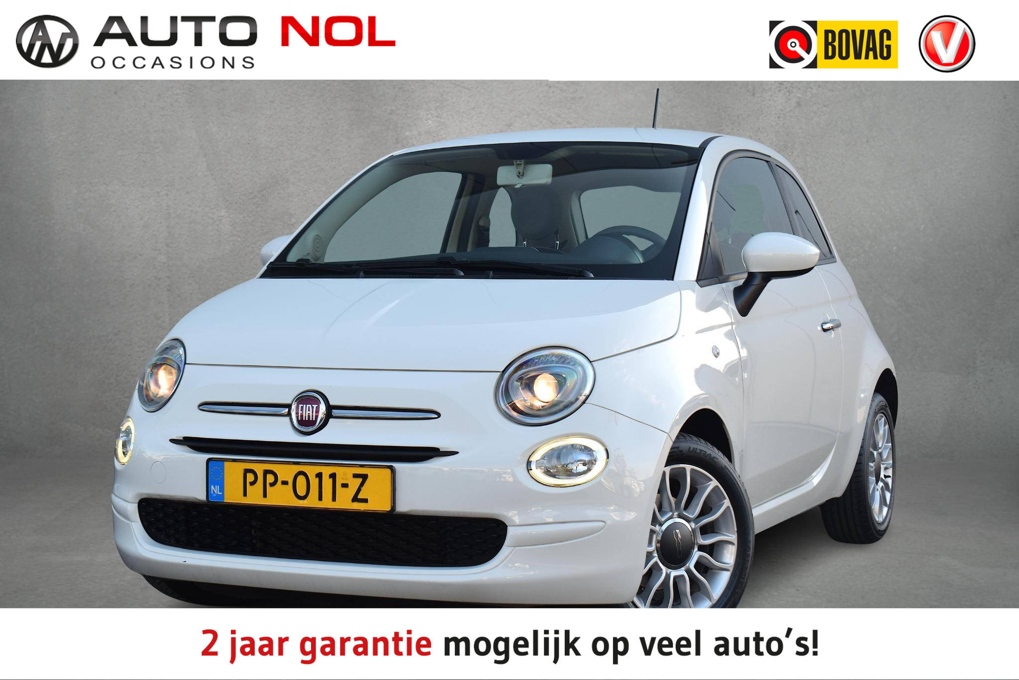Fiat 500 1.0 TwinAir Pop 2017 - voorkant