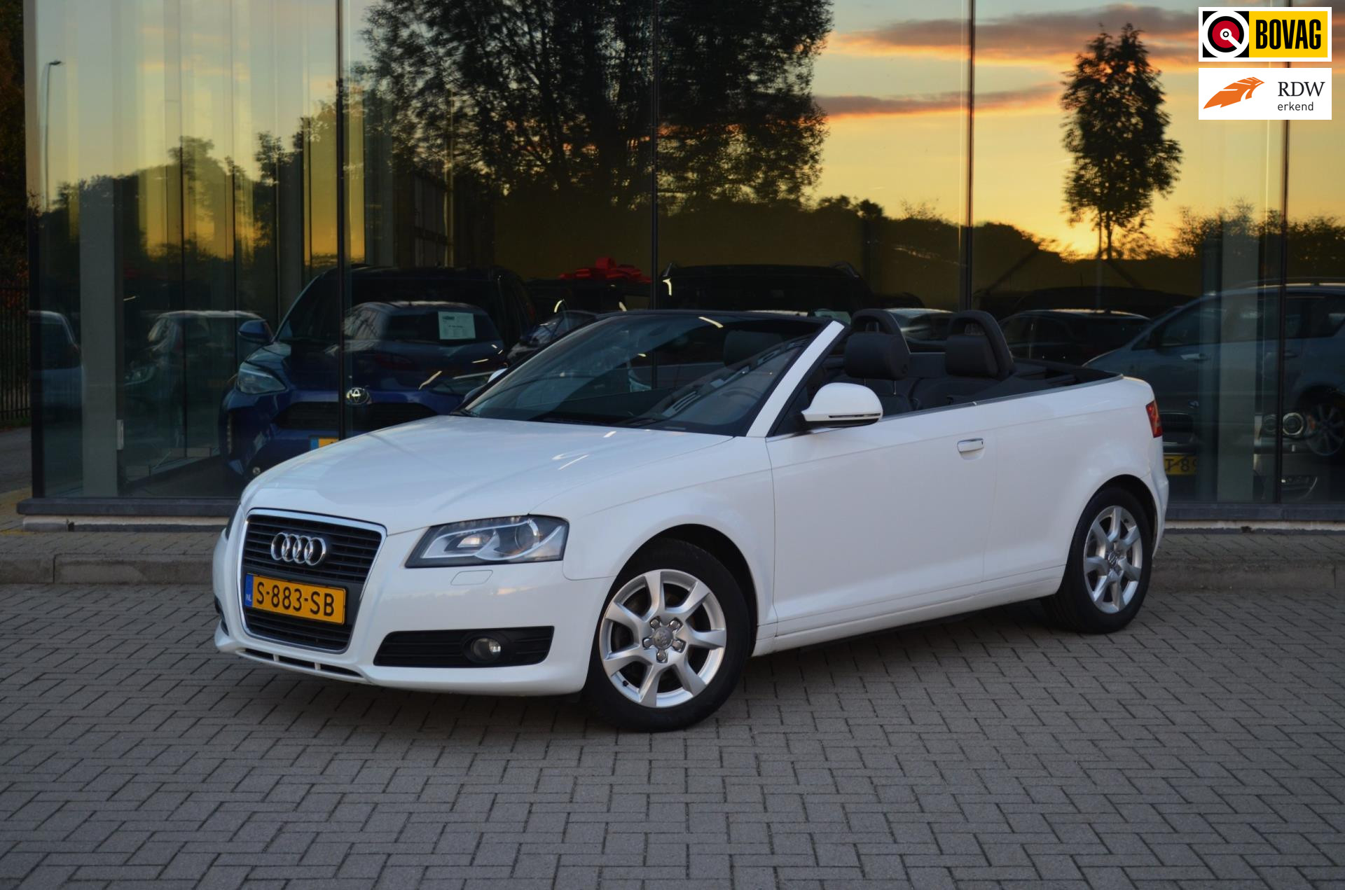 Audi A3 Cabriolet 1.8 TFSI Attraction | stoelverwarming | 160PK | Airco 2008 - voorkant